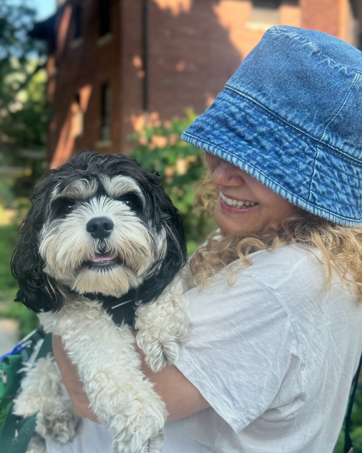 scruffy and mom 💖