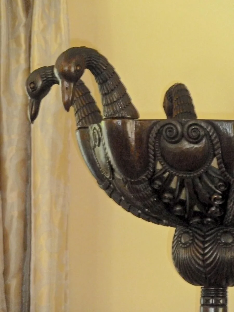 DETAIL OF RATEAU-INSPIRED FLOOR LAMP
We have produced many furniture pieces based on the designs of Armand-Albert Rateau