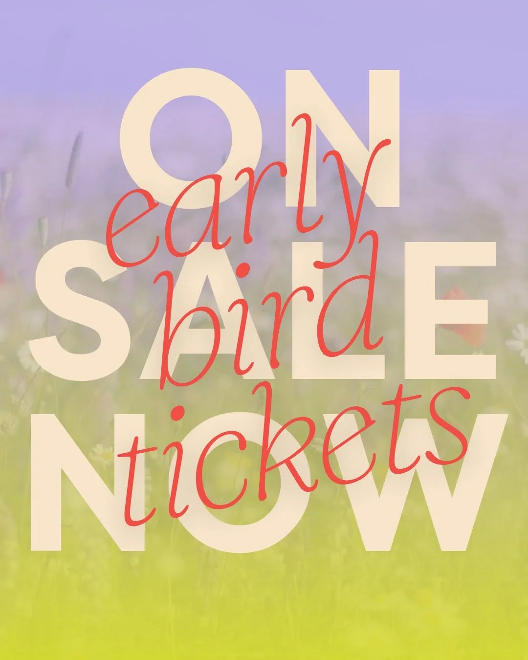 📣Early Bird tickets are officially open!

If Homegrown has been on your mind, if you've been craving connection, warmth and laughs in a room with other women who understand the reality of building a business in a small place... this is your sign to 