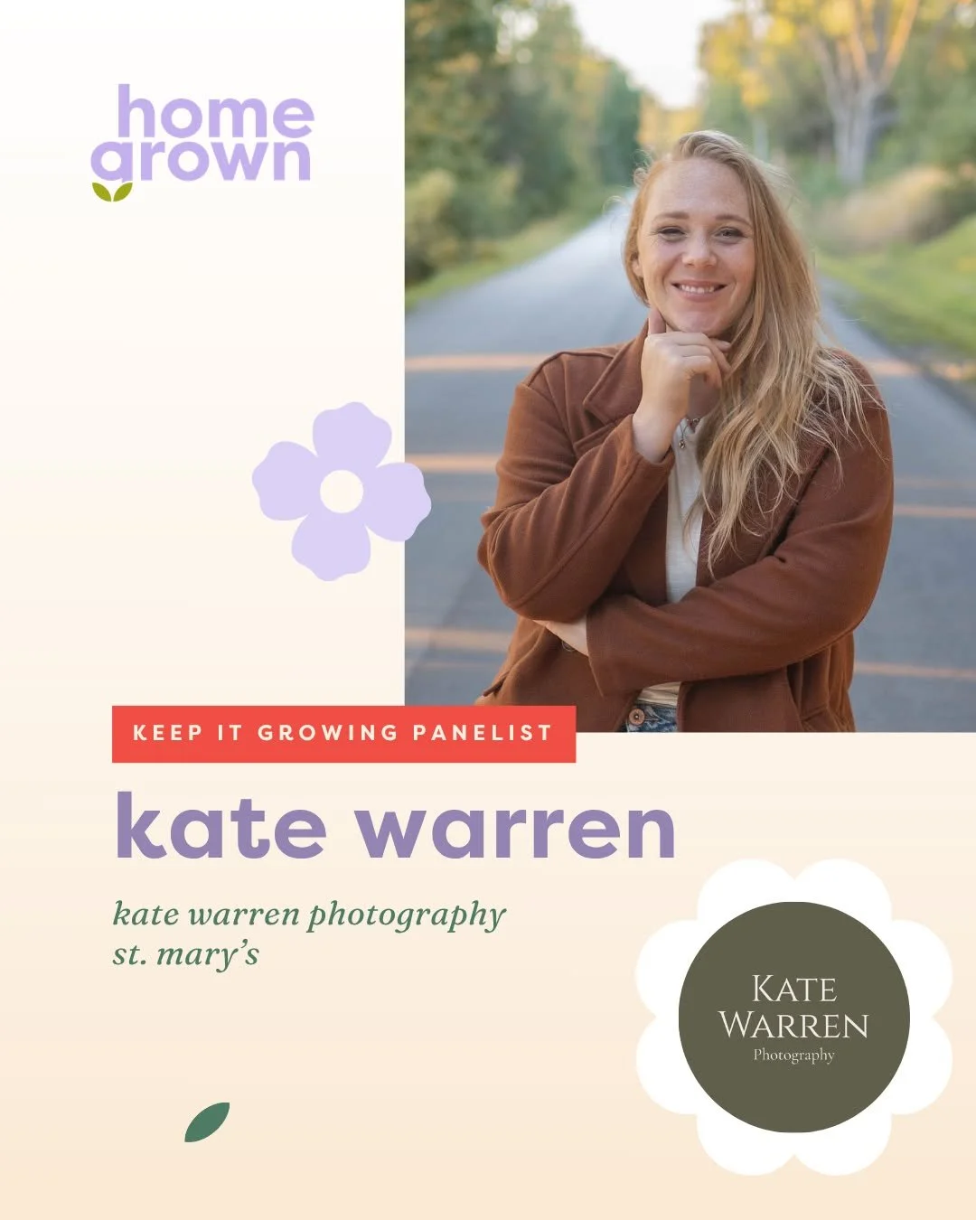 ✿ MEET THE PANELIST ✿

Kate Warren (@thisiskatewarren ) knows how to help women be seen without making them feel like they have to become someone else first.

As a branding and leadership photographer with more than 14 years of experience working wit
