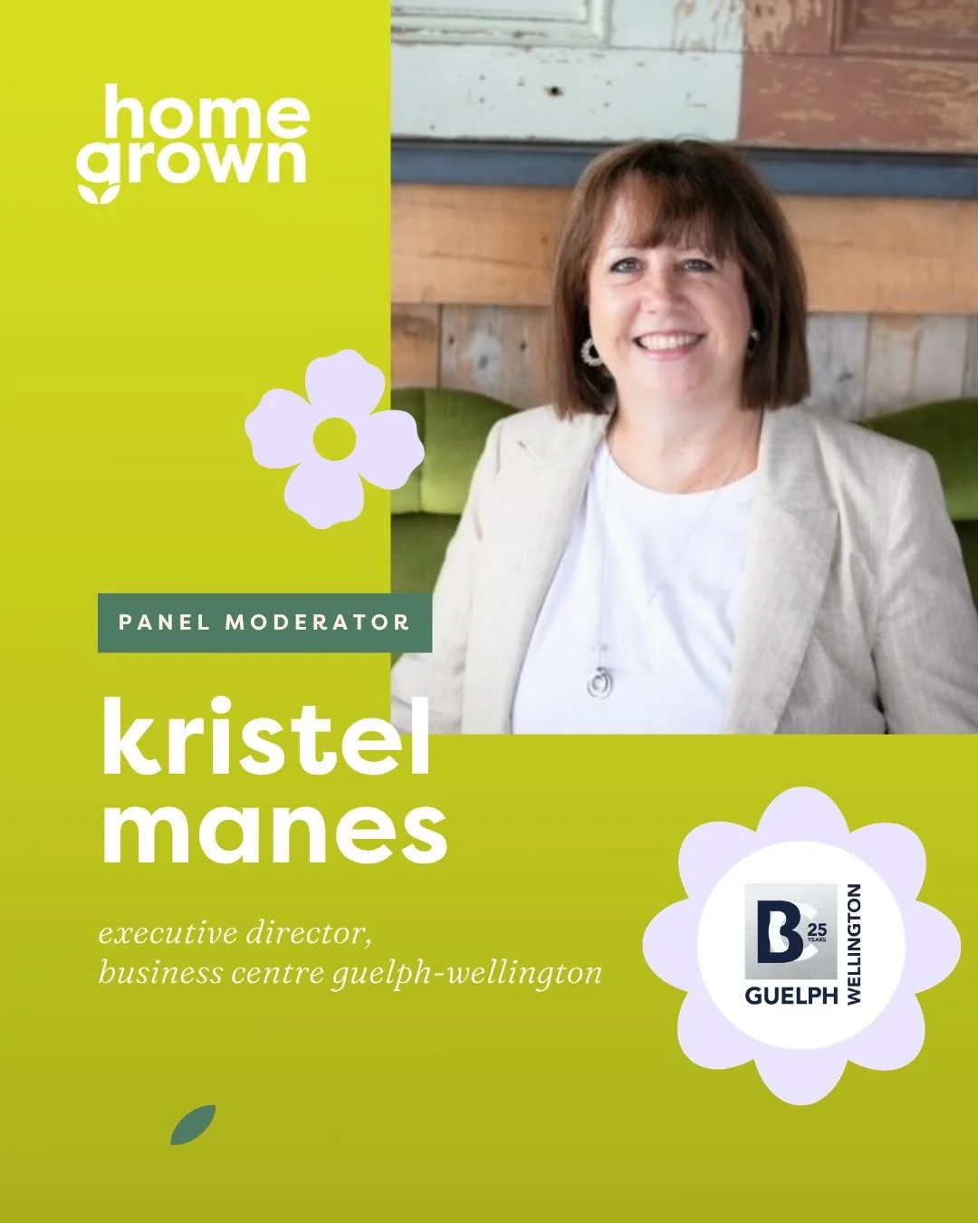 ✿ MEET THE MODERATOR ✿

We are so delighted to welcome back Kristel Manes (@kristelmanes ), Executive Director of @bcguelphwell , to moderate our "Keep It Growing" panel with established business owners.

A serial entrepreneur, Kristel has 