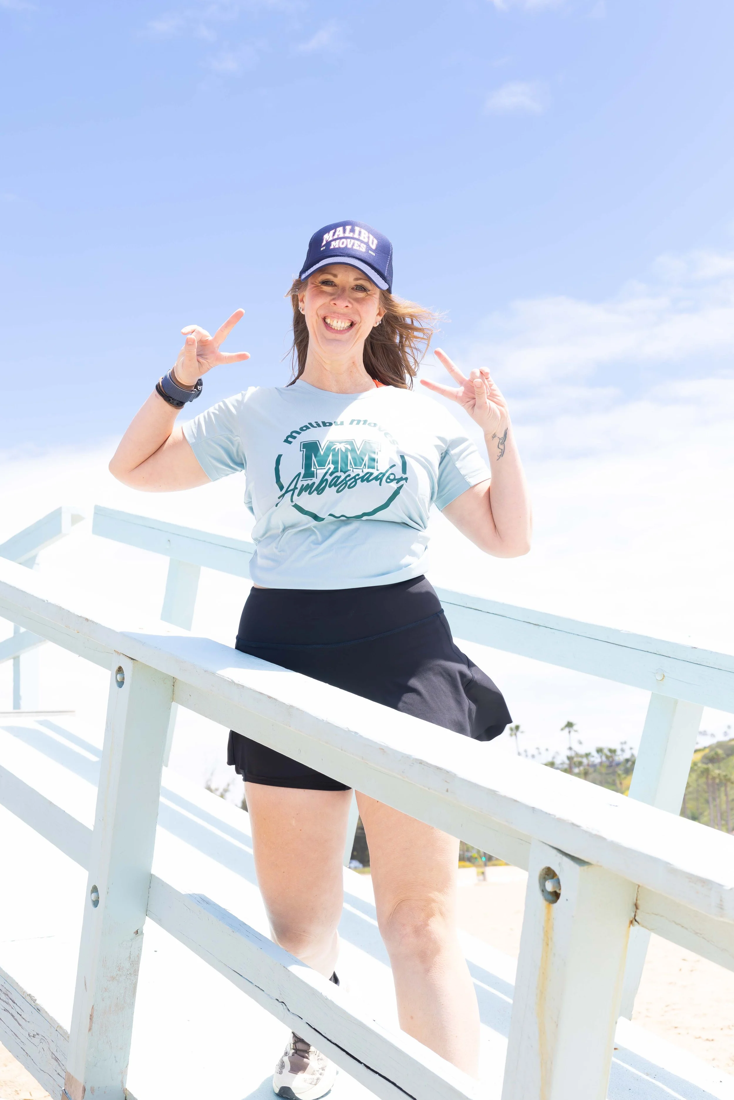 Michelle is excited to run the Malibu Moves half marathon with all the runners