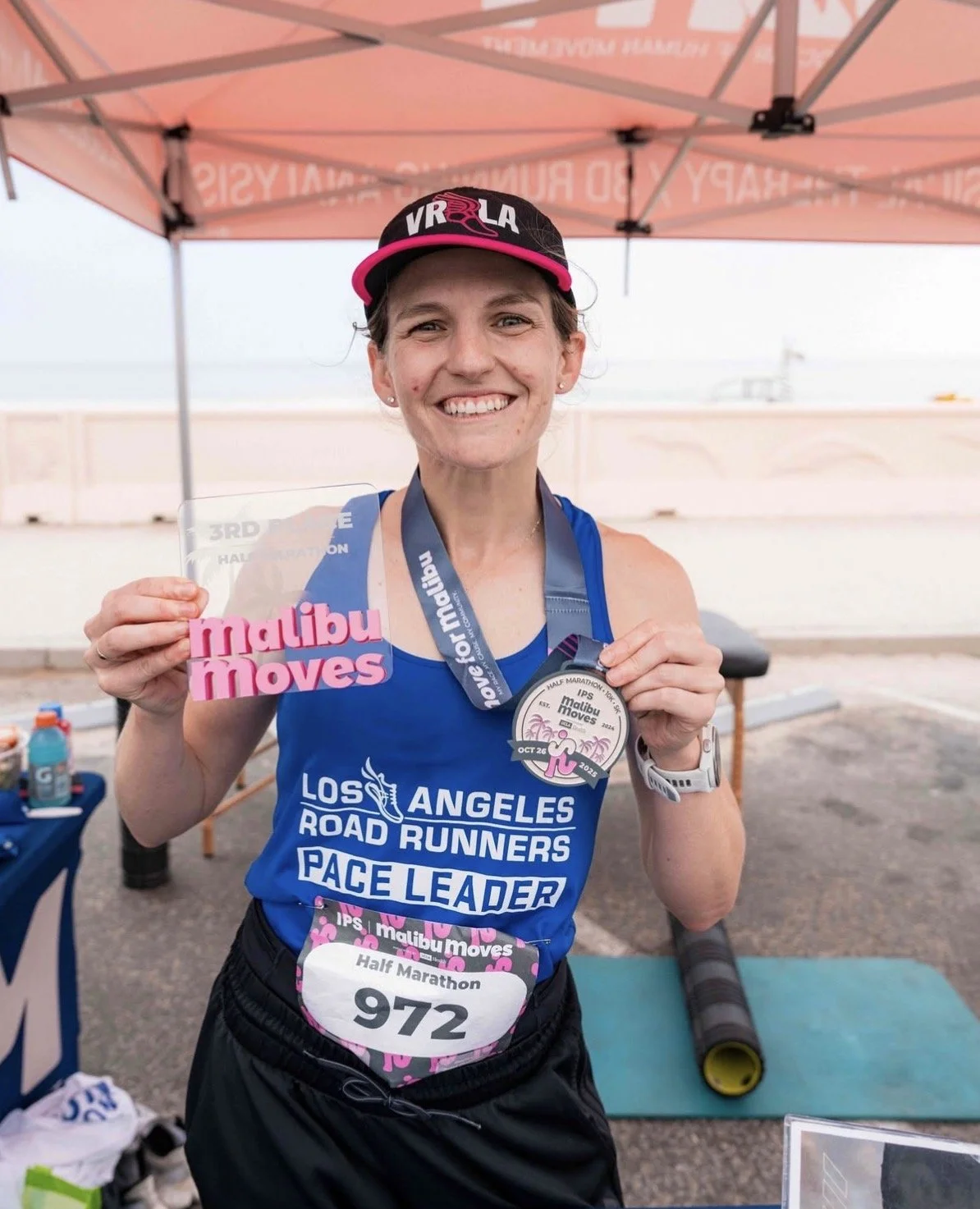 Jessica is excited to run the Malibu Moves half marathon with all the runners