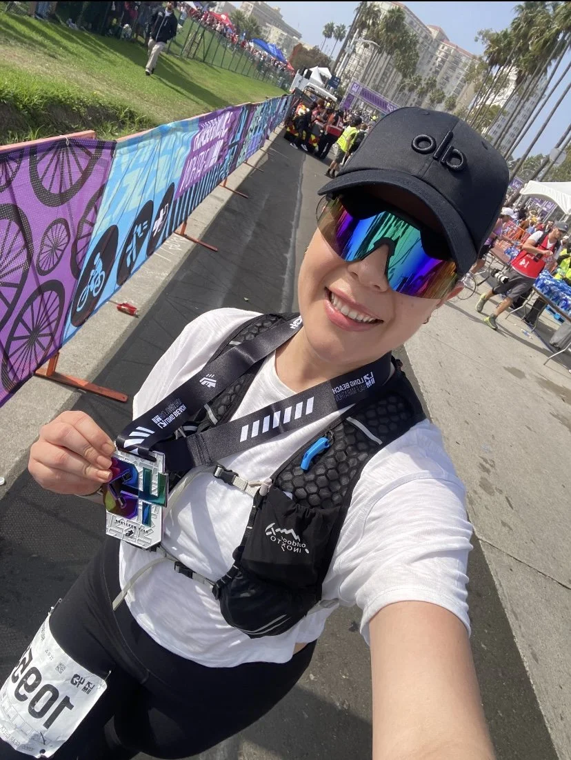 Michelle is excited to run the Malibu Moves half marathon with all the runners