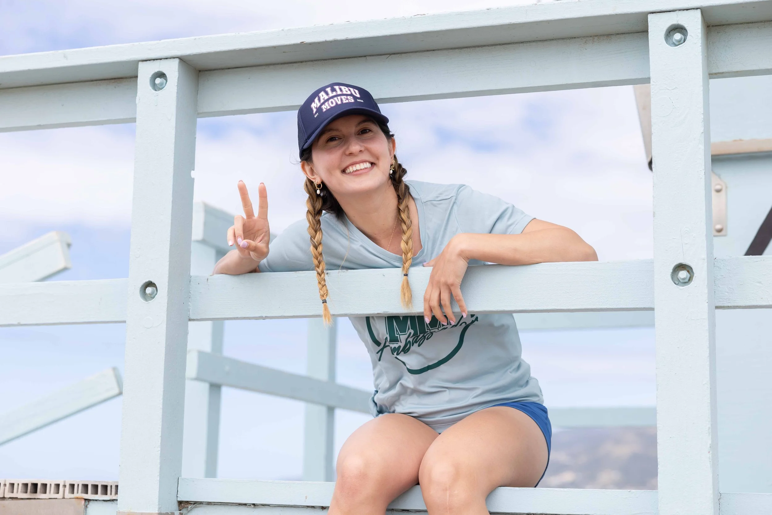 Jasmin is excited to run the Malibu Moves half marathon with all the runners