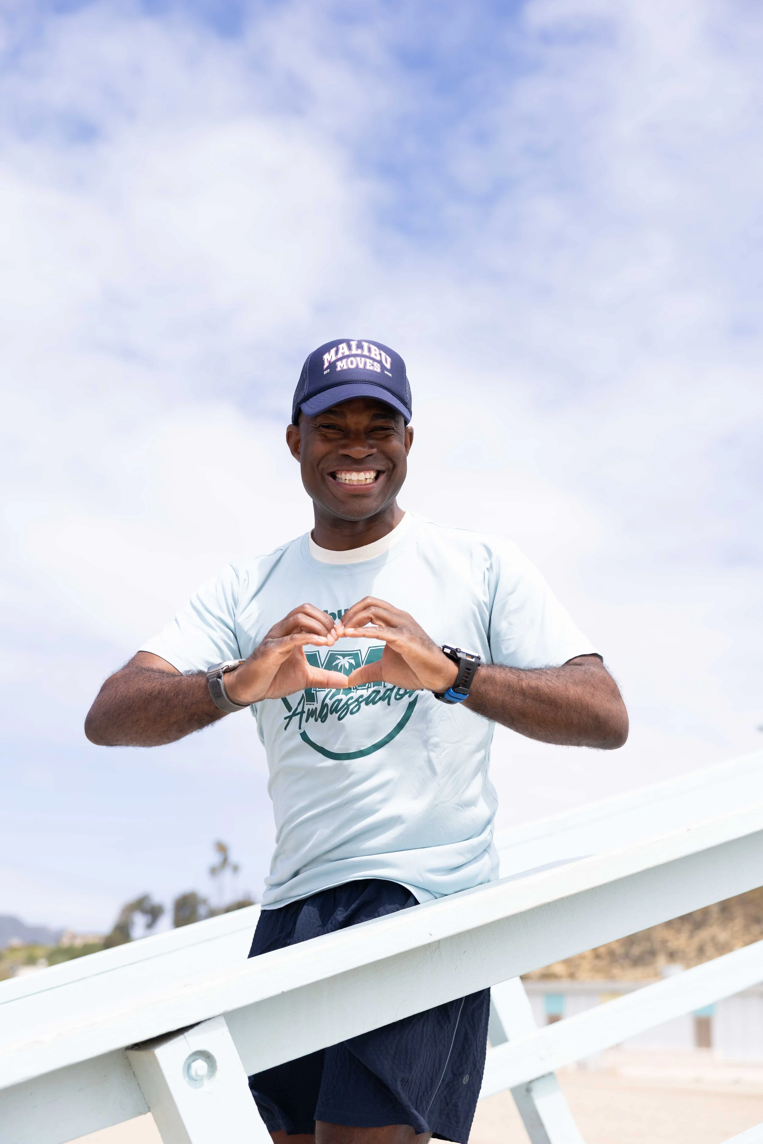 Moe is excited to run the Malibu Moves half marathon with all the runners