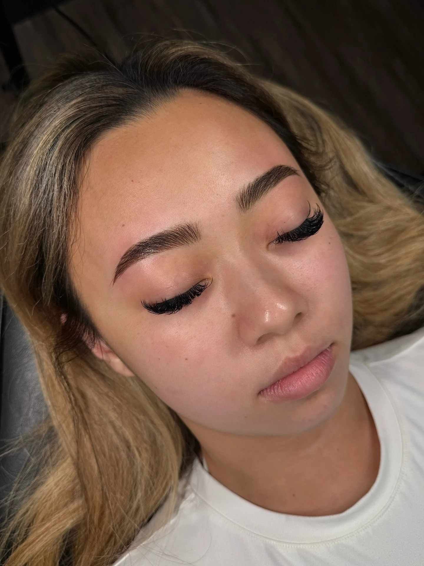 &bull; NANO COMBO BROWS &bull; 

My client came in with full brows but needed some help to make her beautiful shape more defined.

Nano hair strokes provide natural fronts, and shading creates depth and structure to the rest of her brows.

If you&rsq