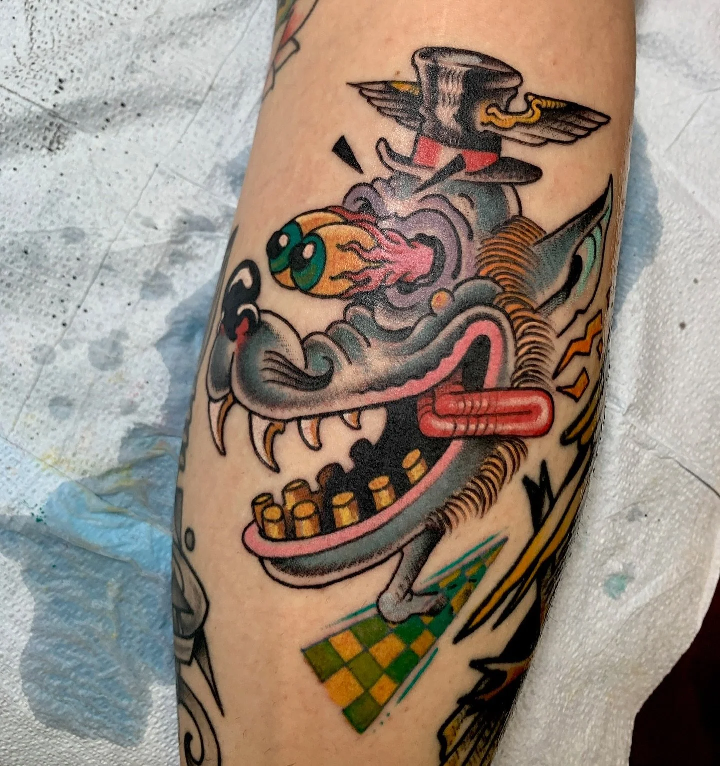 Tattoos by the one and only @jeffrassier! 
Jeff is in the shop Thursday - Saturday and he has time this weekend to tattoo you. Call ☎️ 415-431-2100 or  email 📧 bhtattoosf@gmail.com to book with him. 
🛜 blackhearttattoosf.com
🖤 177 Valencia St, San