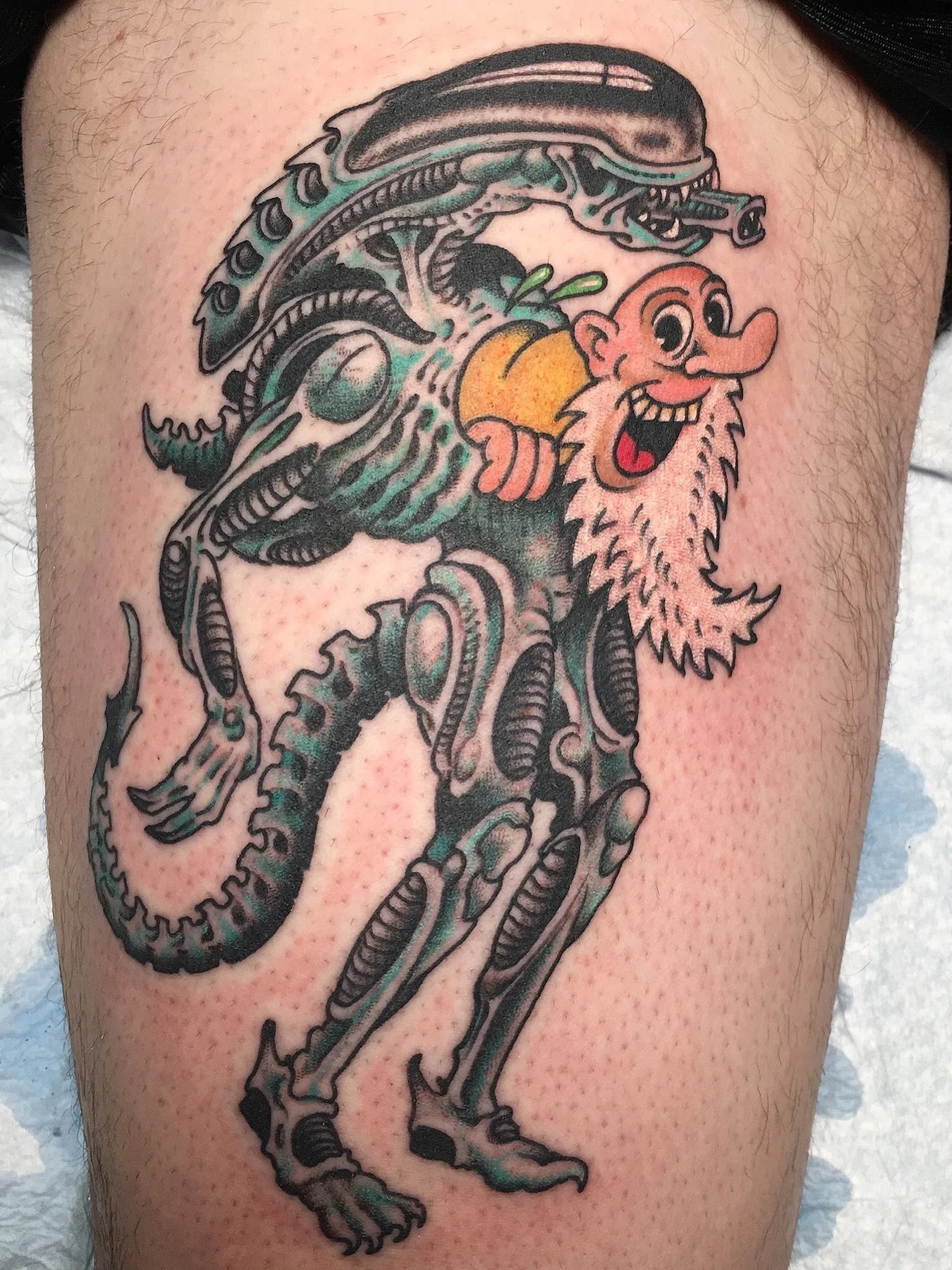 Nothing but heaters from the one and only @jeffrassier 

No one does it like Jeff. Often imitated, never duplicated.

Jeff works Thursdays &ndash; Saturdays 

Black Heart Tattoo in the Mission District, San Francisco. 

Link in bio to book, call, or 