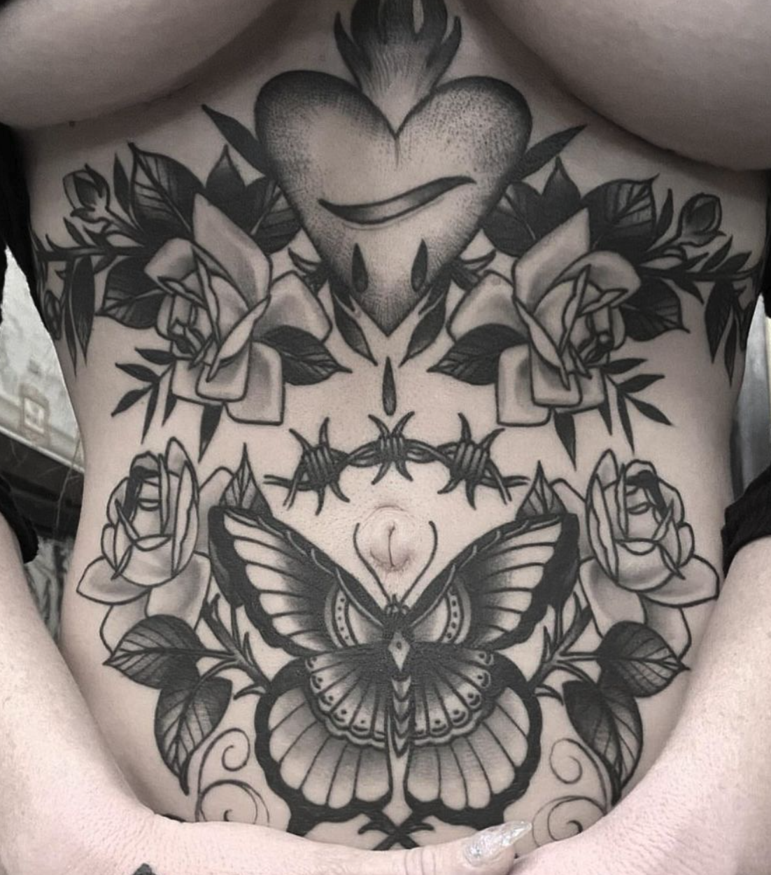Black Heart Tattoo