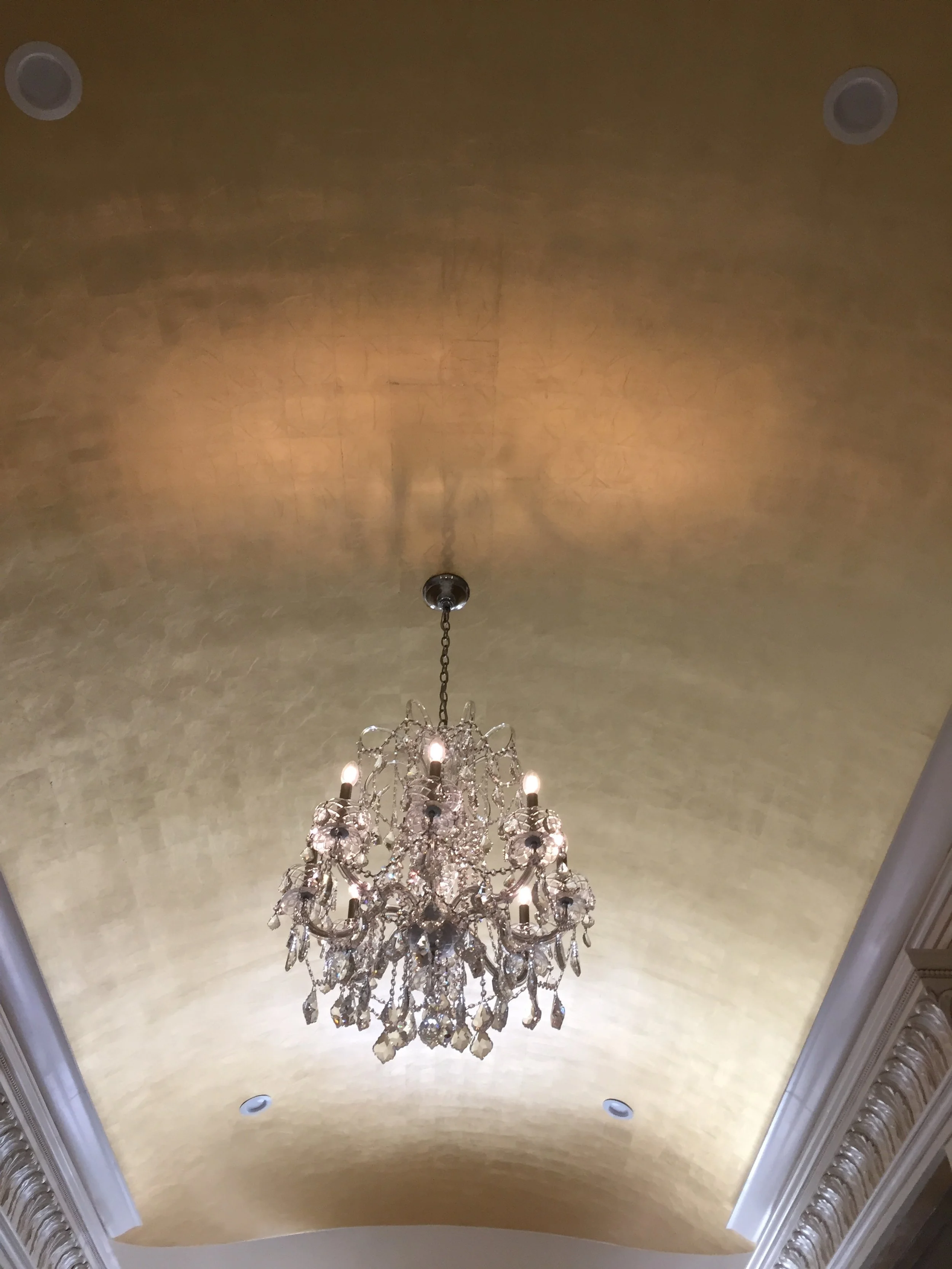Gold Leaf Ceiling, Ormond Beach, Fl.