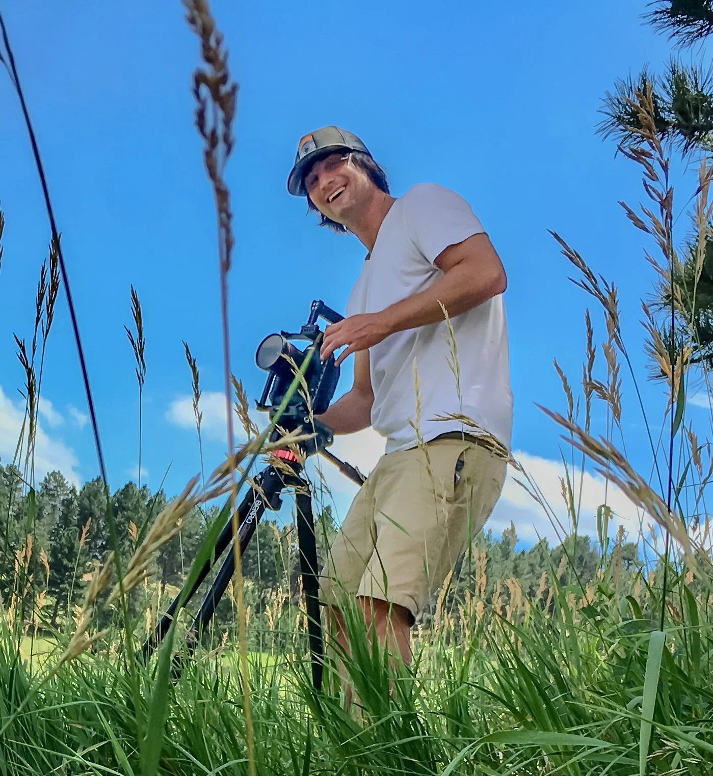 Justin playing guitar