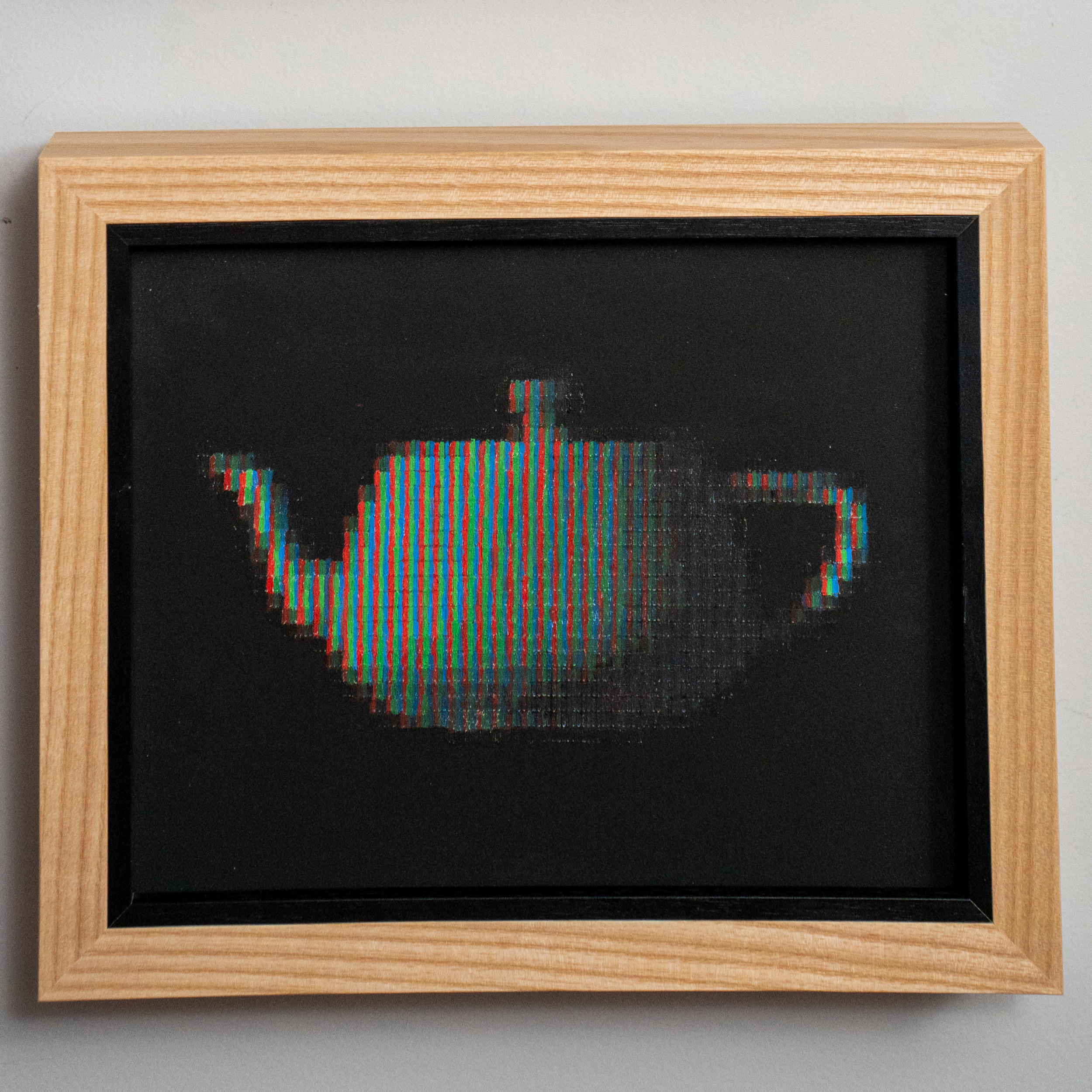 Utah Teapot II, oil on wood panel, 10x8"