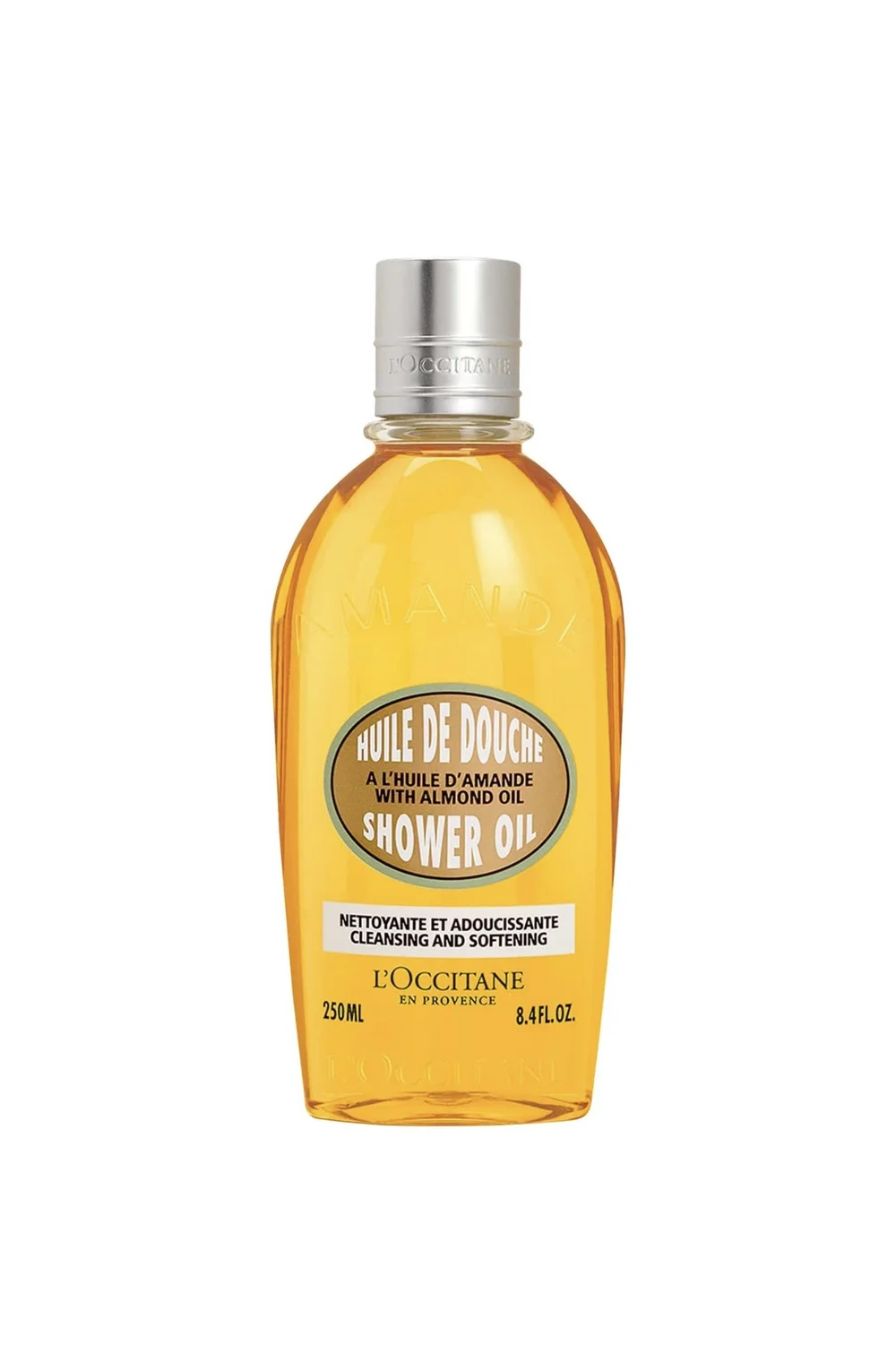 Cleansing And Softening Shower Oil With Almond Oil