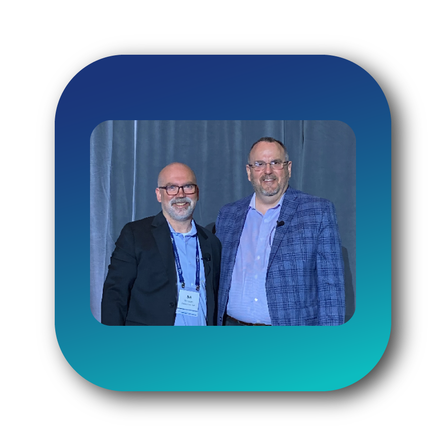 Bill Caram and Cliff Johnson