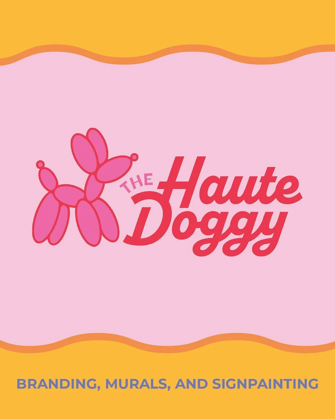 A while back I did some work for @thehautedoggy a new pet boutique in Paso Robles. This was such a fun project where I got to do a range of things from sign-painting to logo creation to designing a 10 foot vinyl mural. ✨

Illustration, signage, and b