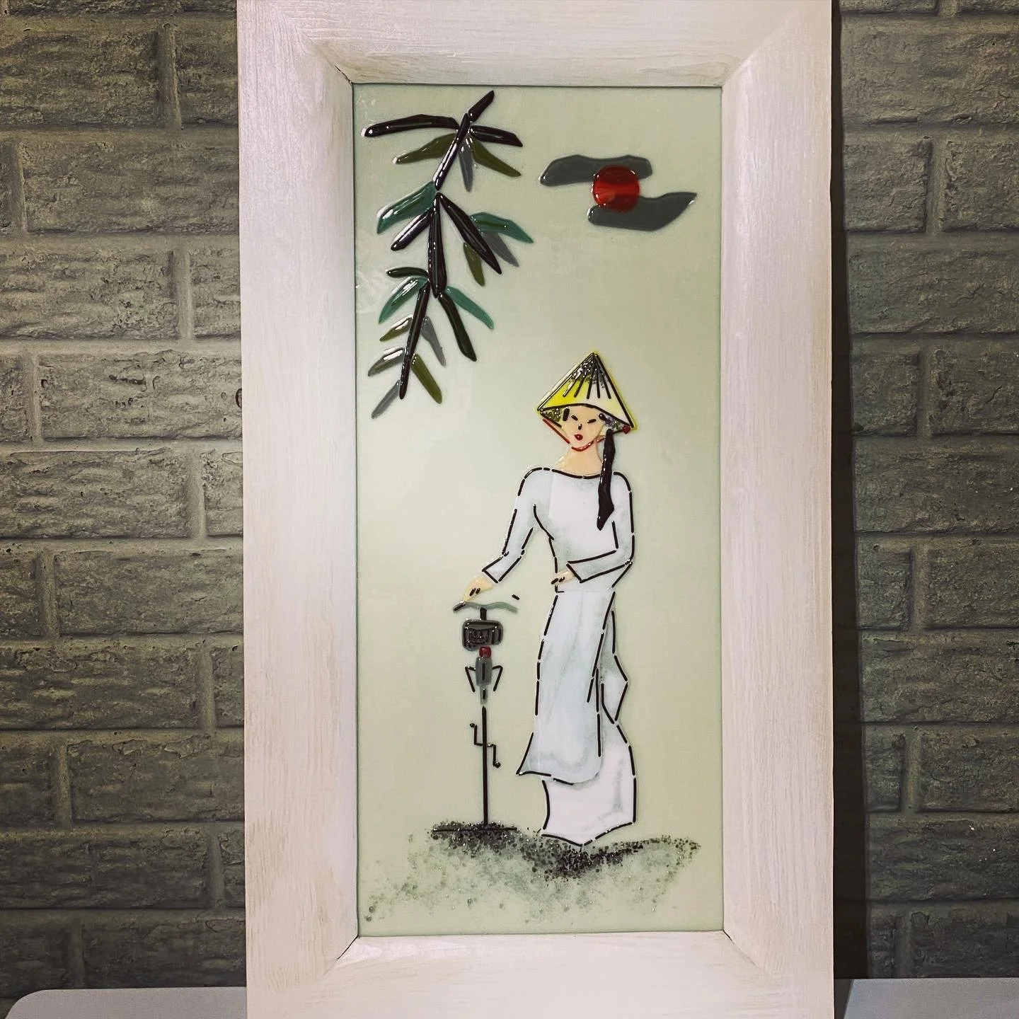 Vietnamese Girl With Bike