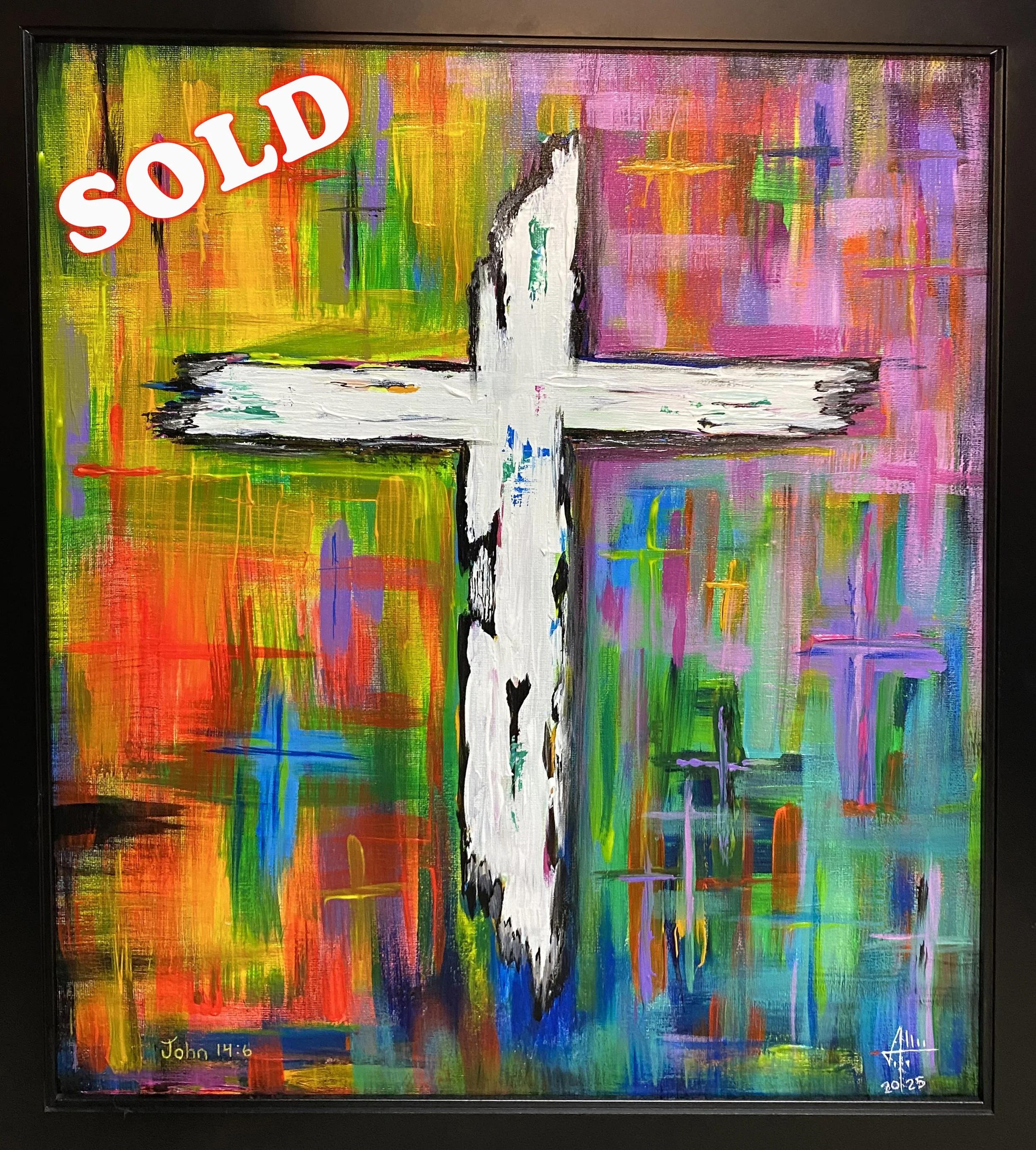 Cross- John 14:6  (SOLD) 