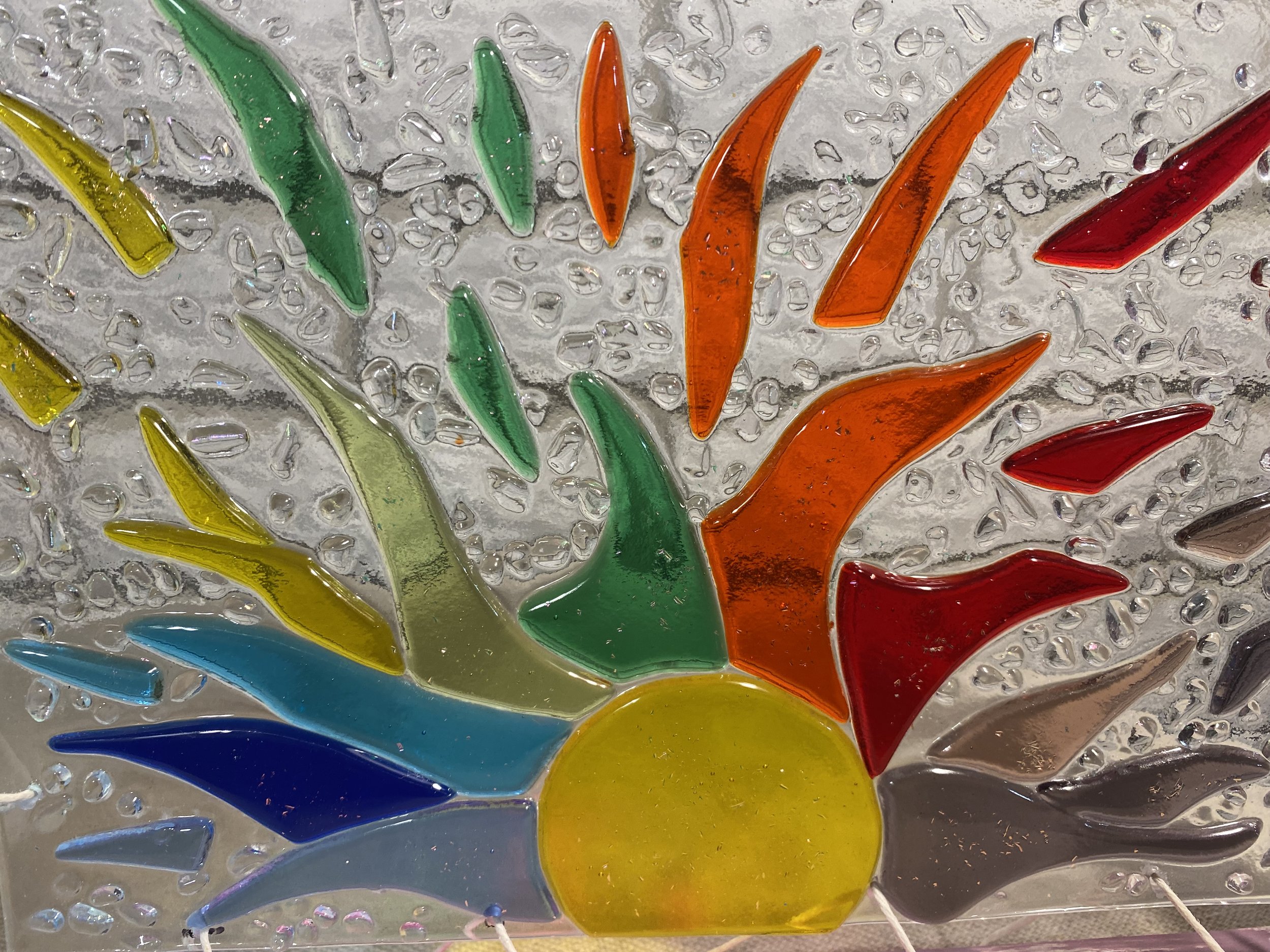 Sun flare - Fun piece 10 x 13 in size with signature frame,  $50