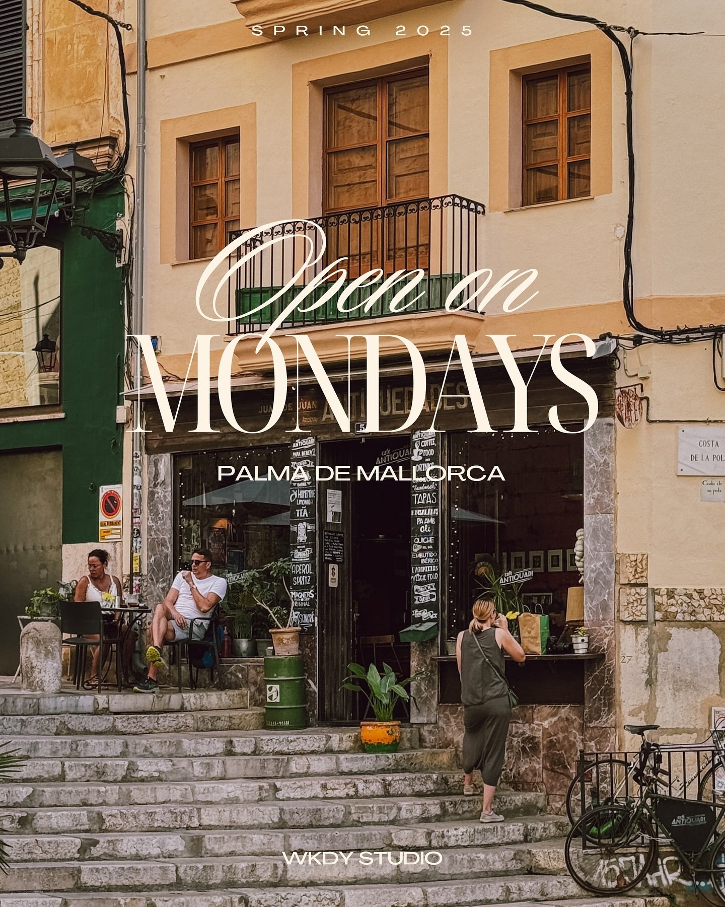 Mondays tend to be the second day of the week that restaurants remain closed in Palma, often considered part of the industry weekend of Sunday + Monday.

This mini-guide is meant to help you plan where to dine on Mondays, during the Spring season of 
