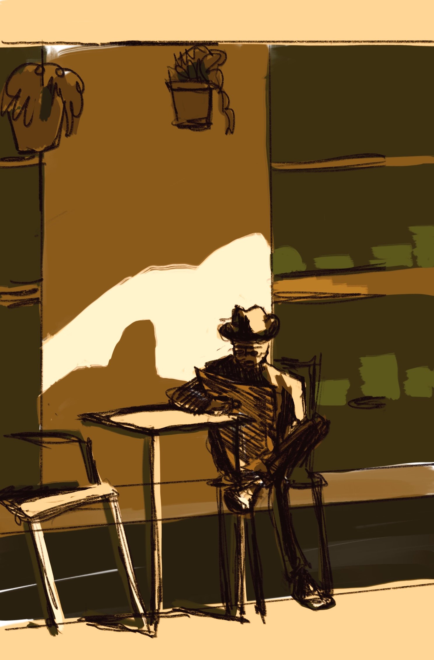 Cafe Color Study