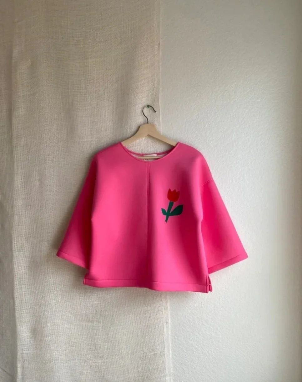 るん【新品未使用】emm Tulip blouse Pink Tulip top — Joolee