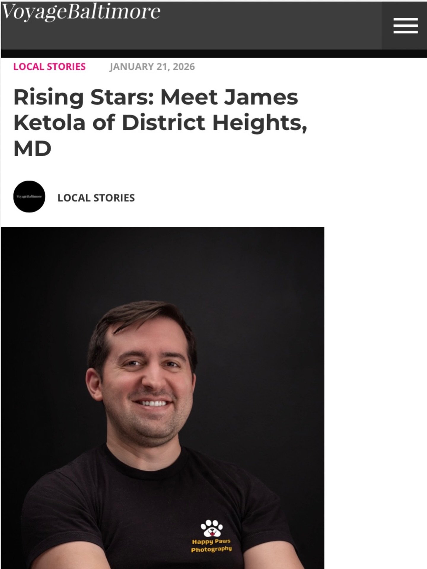 @voyagebaltimore reached out to me for an interview, if you&rsquo;re here for more than just pretty pet photos (all two of you) then this is for you! For the rest- there&rsquo;s some cute pet photos of you scroll all the way to the bottom :)