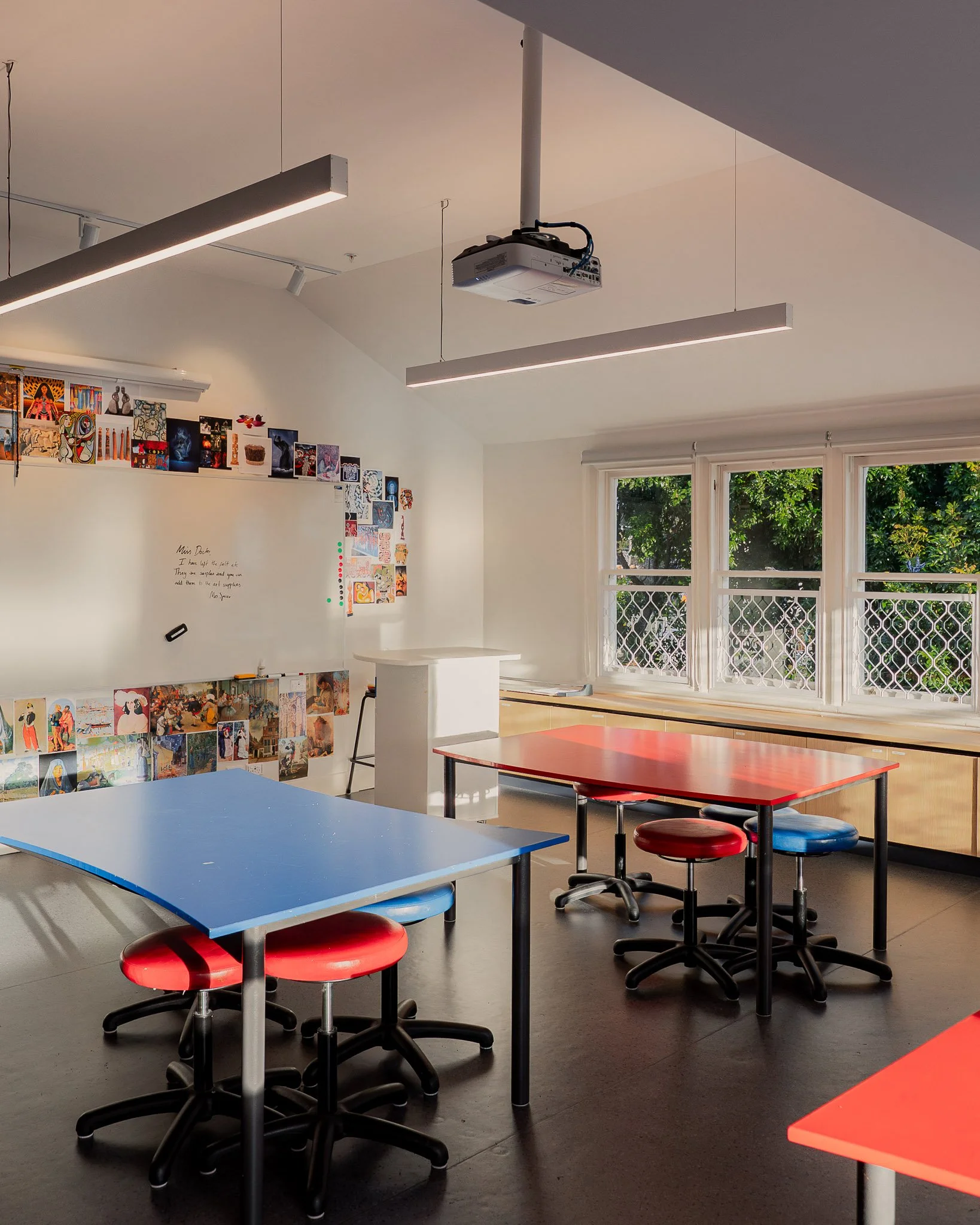 Ficino school classroom renovation art space
