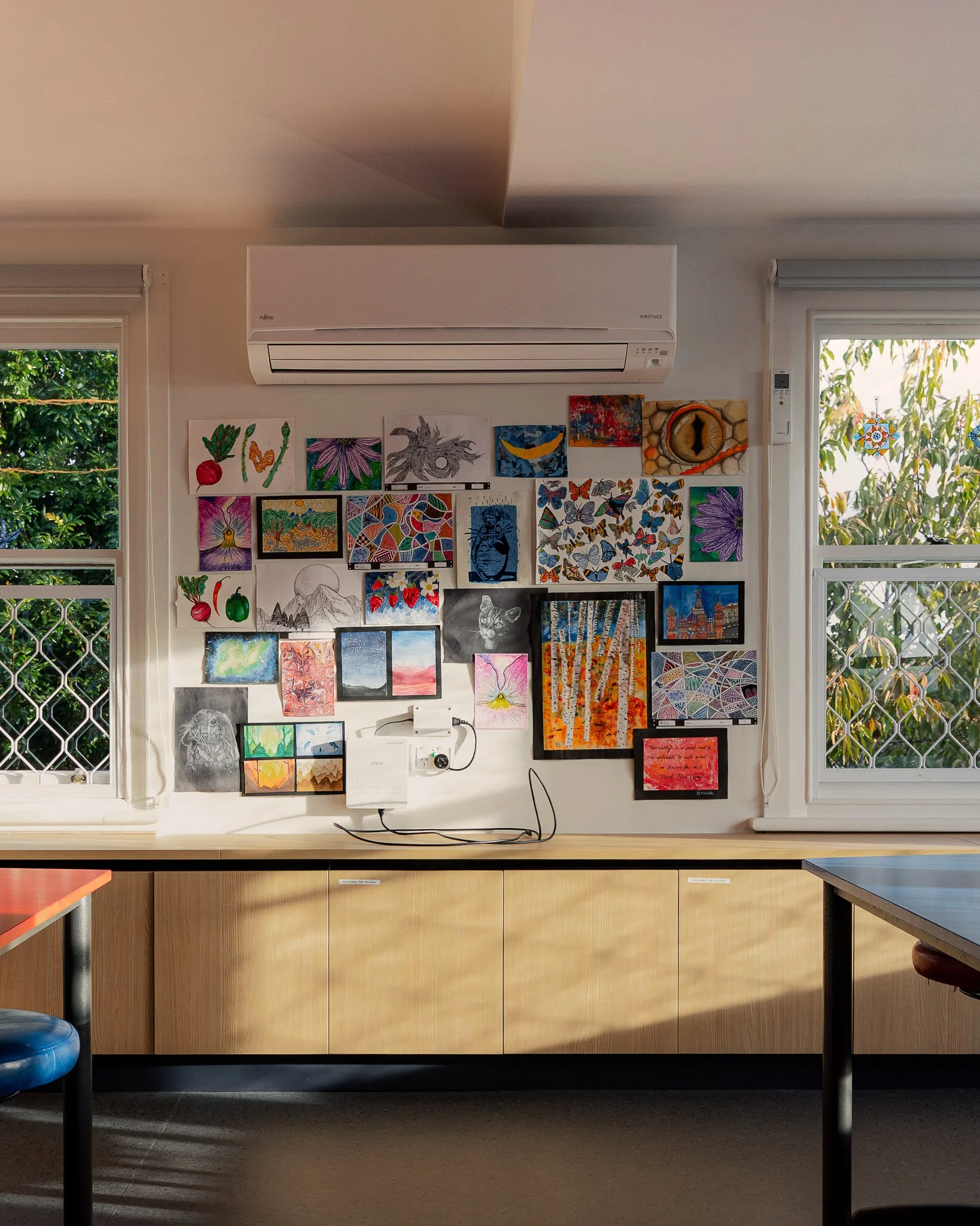 Ficino school classroom renovation art space