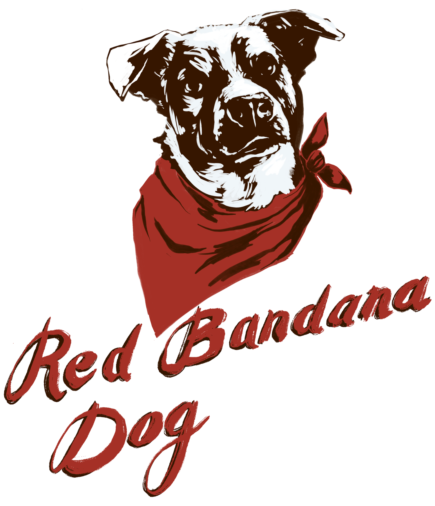 Red Bandana Dog