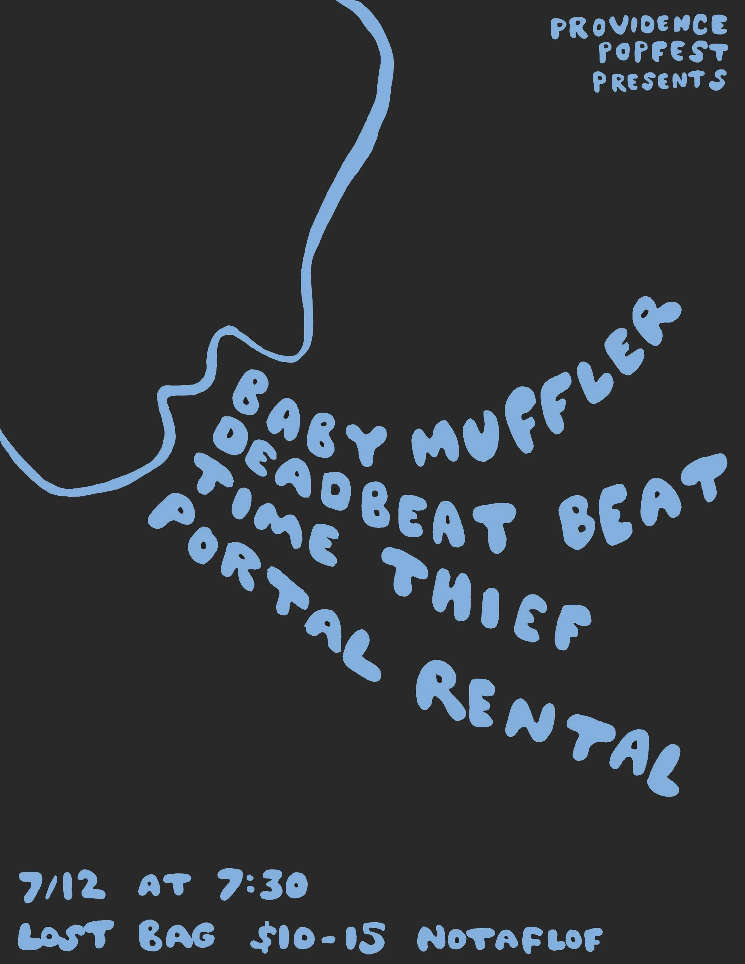 7/12: DEADBEAT BEAT [MI] // BABY MUFFLER // TIME THIEF // PORTAL RENTAL @ LOST BAG