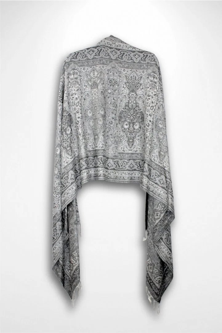 Black and White Pashmina