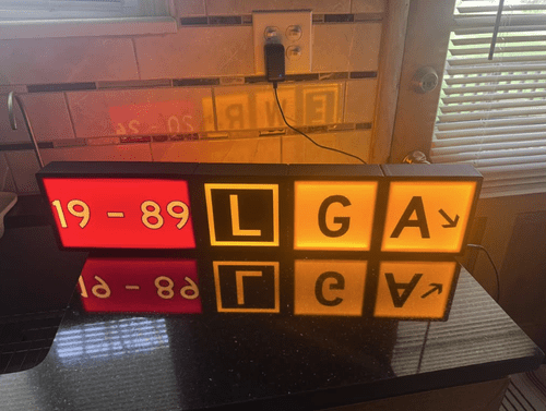 Custom taxiway sign example