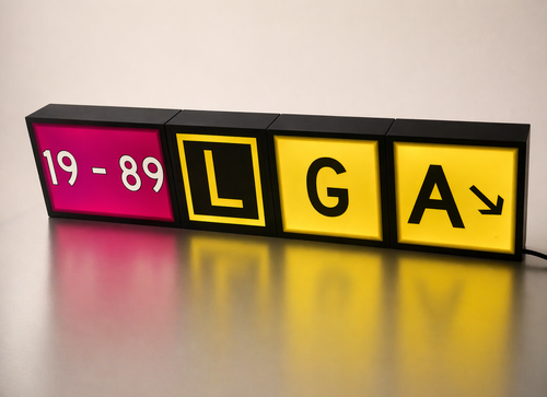 Custom taxiway sign example