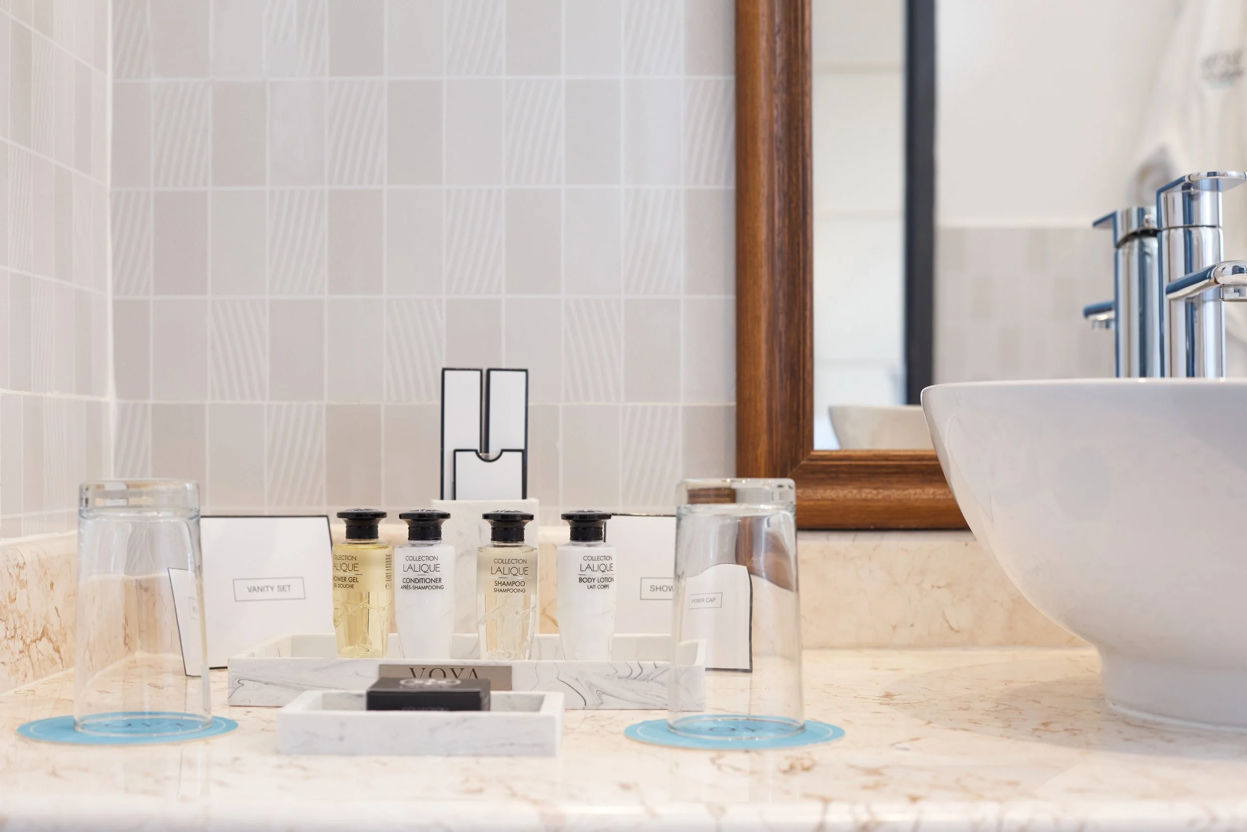 Lujosos artículos de baño Lalique en VOYA Boutique Hotel
