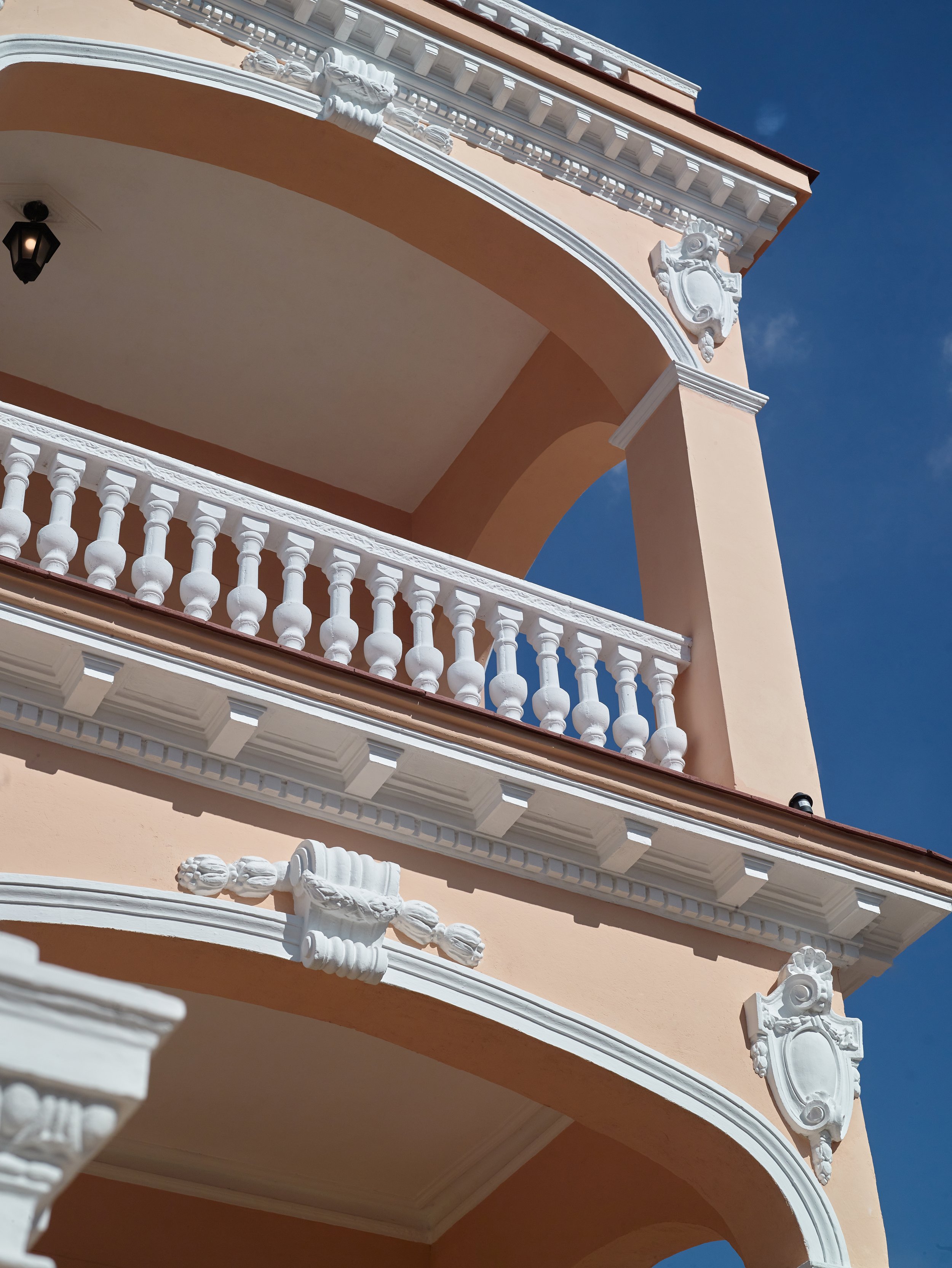 VOYA Boutique Hotel in Havana building exterior detail, originally constructed in 1925
