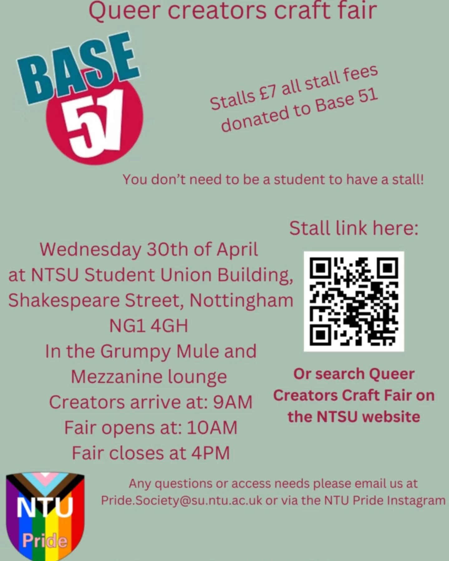 NOTTS FOLKS - catch me at my first market of the year on 30th April between 10-4 ☺️