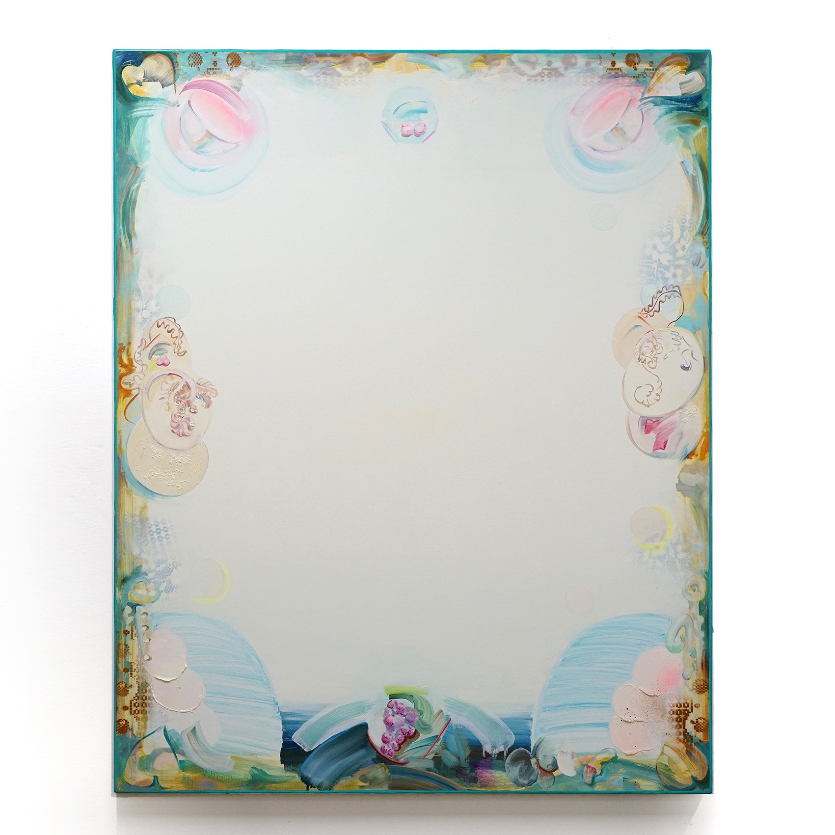 'Untitled' (Spring)
Oil, Acrylic and Spray-Paint on Canvas. 150x120 cm, 2021