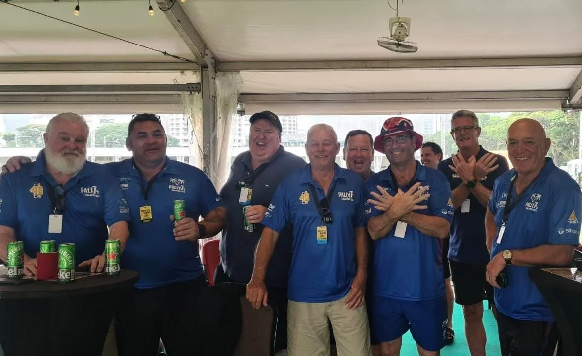 Some our Singapore 7s Supporters
Up the palms 🌴💙🤎

#PallySingapore7s2025 #upthepalms🌴💙 #gopally🌴🏉 
#palmyrarugbyunionclub #palmyracommunity #pallystrong #marlinoperational #sceeelectrical #accredit #globalcomponentresources #techcorpservices #