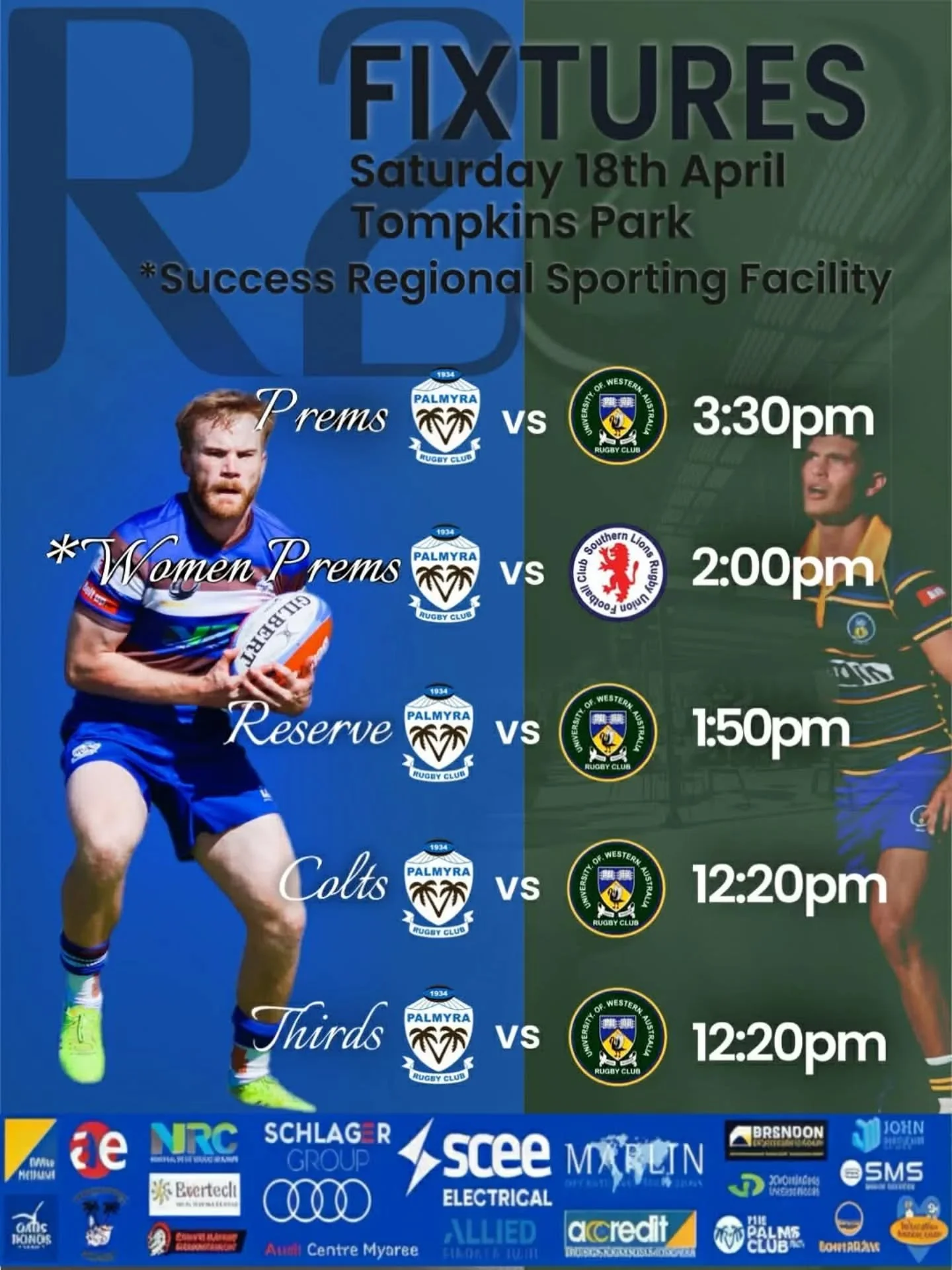Gearing up to be another great weekend of rugby. 

Our Senior Men's teams take on UWA at home whilst our Women&rsquo;s team is scheduled to play Southern Lions away in the pre season Challenge Cup. 

See you there. 🪨🤝🌴

#rock #pallystrong #upthepa