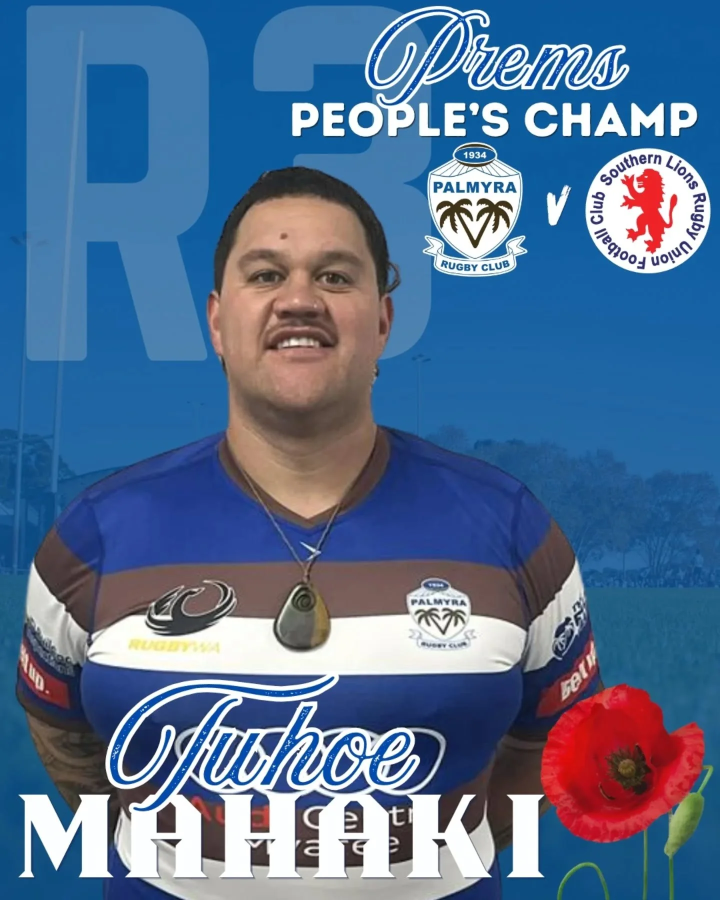 Your People&rsquo;s Champ for Round 3. ⚘️

Prems - Tuhoe Mahaki
Reserves - Angus Kellam
Colts - Tom Carvell
Thirds - TBC

🌴