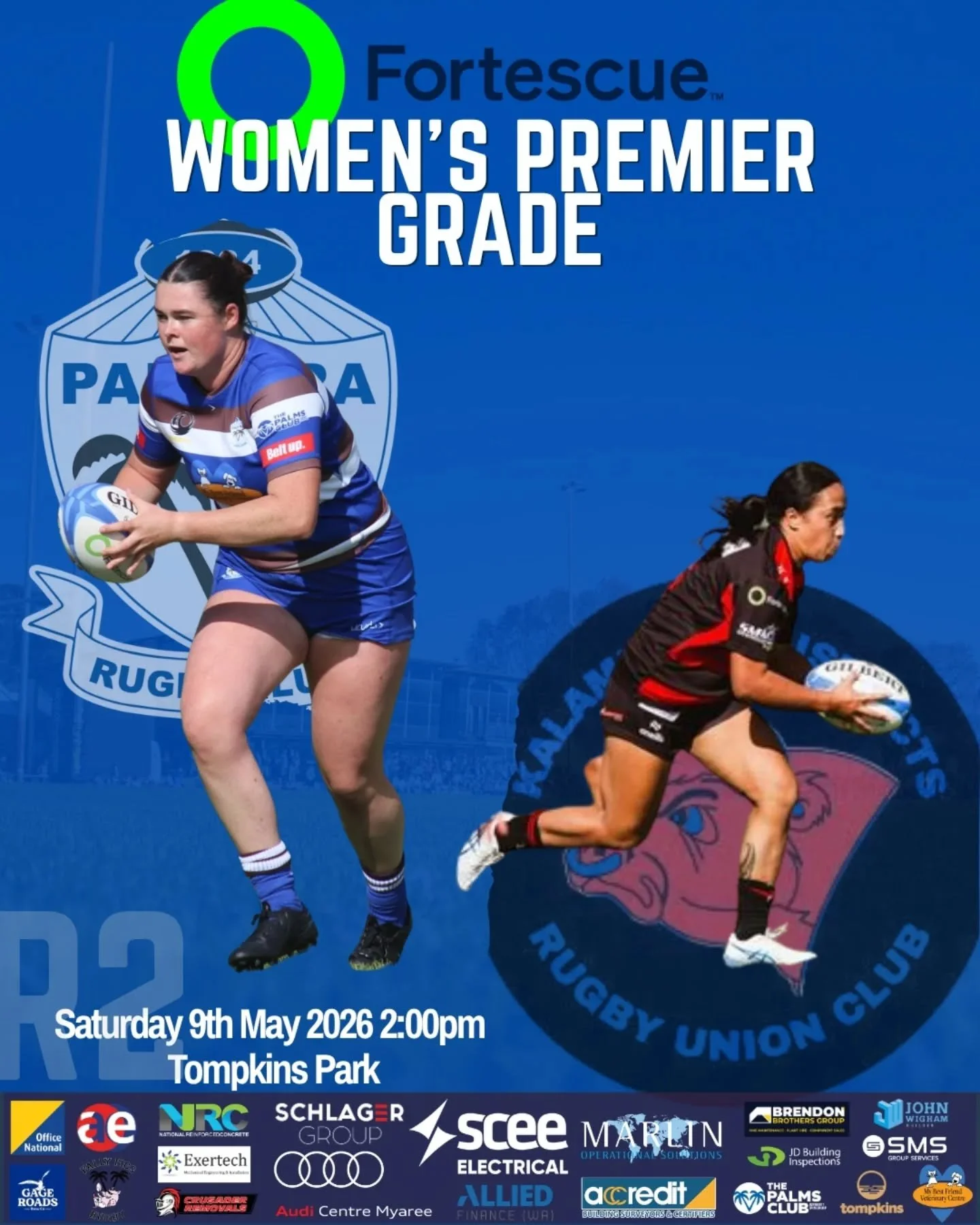 Your Women&rsquo;s team play their first home game of 2026 this weekend as they take on Kalamunda at The Oasis.

Make sure you get down and support the women as they look to put on a big performance in front of their home crowd.

#UpThePalms #WomenIn