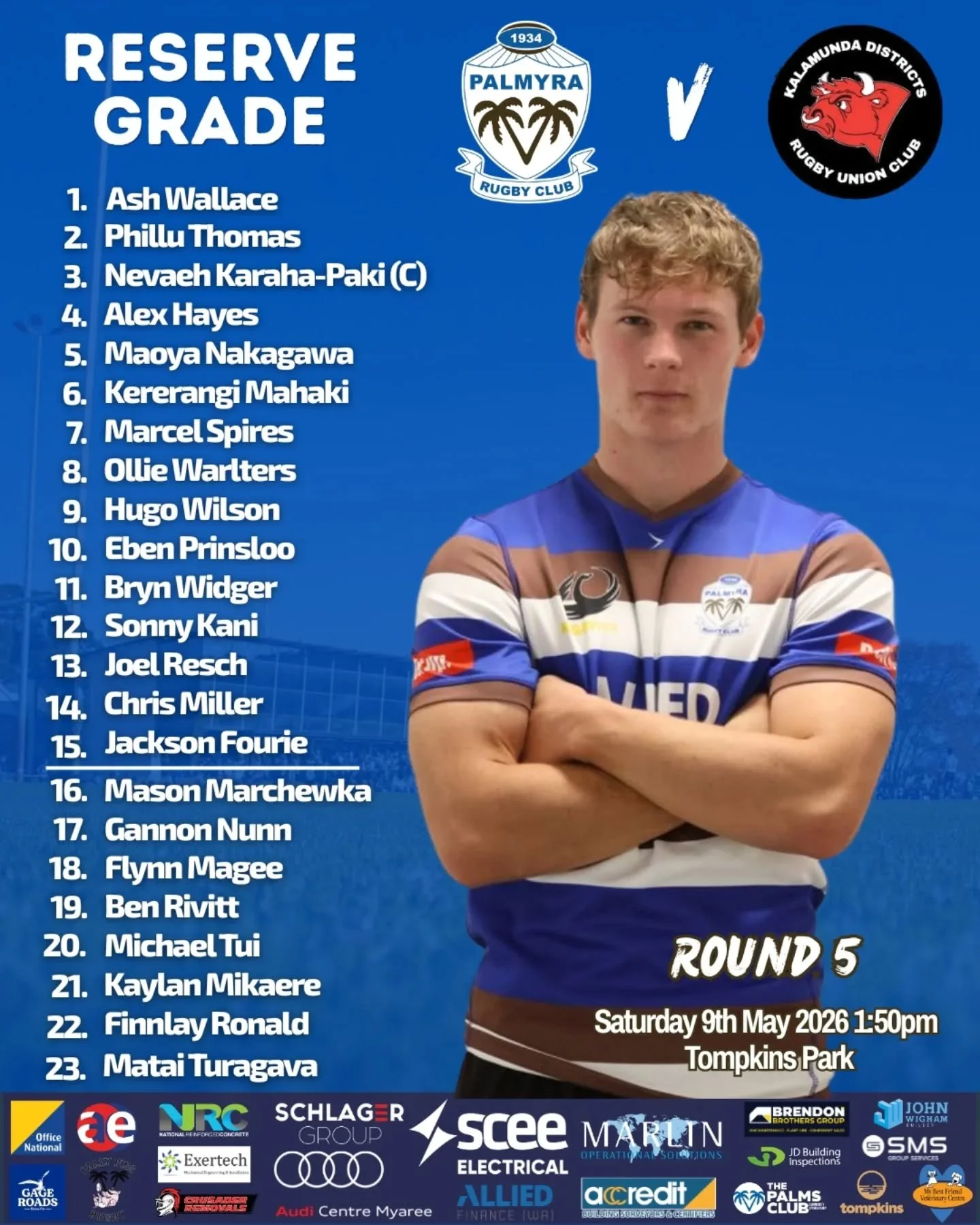 Your Reserves and Thirds sides are back at home this Saturday as they take on Kalamunda.

While Colts have the bye this weekend, there&rsquo;ll still be plenty of the lads down at The Oasis getting around the club and supporting the other grades. 🪨
