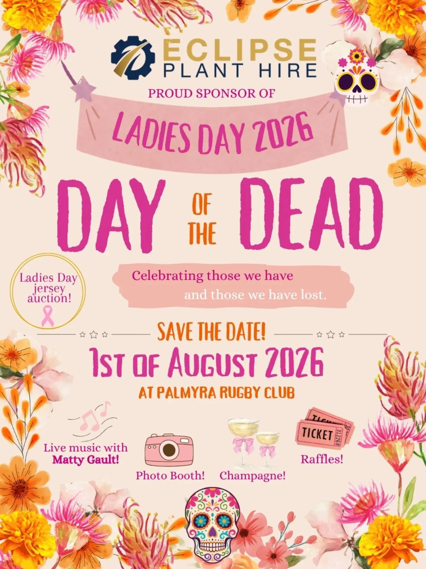 ⭐️ SAVE THE DATE &mdash; Ladies Day 2026! ⭐️

Mark the date in your calendars for one of the best days on the Pally social calendar! Gather the girls, dress up, and join us for an unforgettable afternoon filled with great food, drinks, music, and ple