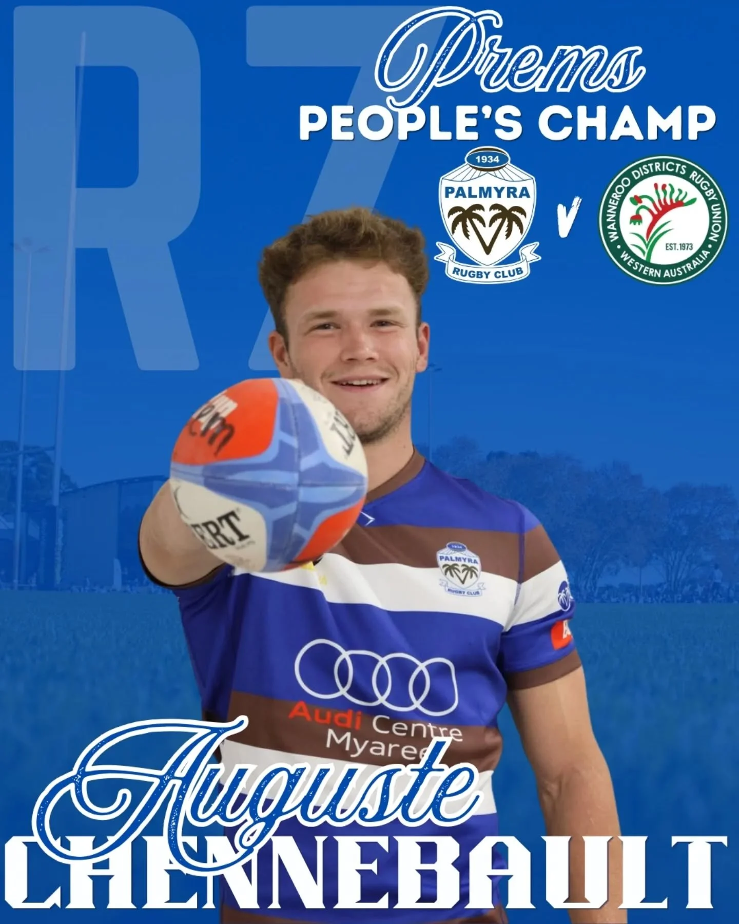 Back with your Round 7 People&rsquo;s Champs 🏆

All Senior grades took on Wanneroo this week.

Premier Men &ndash; Auguste Chennebault
Premier Women &ndash; Sulu Ratu (Round 4)
Reserves &ndash; Maoya Nakagawa
Thirds &ndash; Sammy Alatini Jnr

Colts 