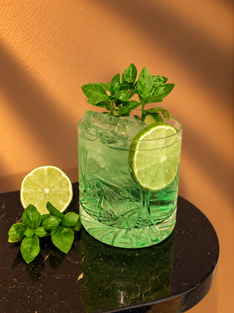 Gin basil smash