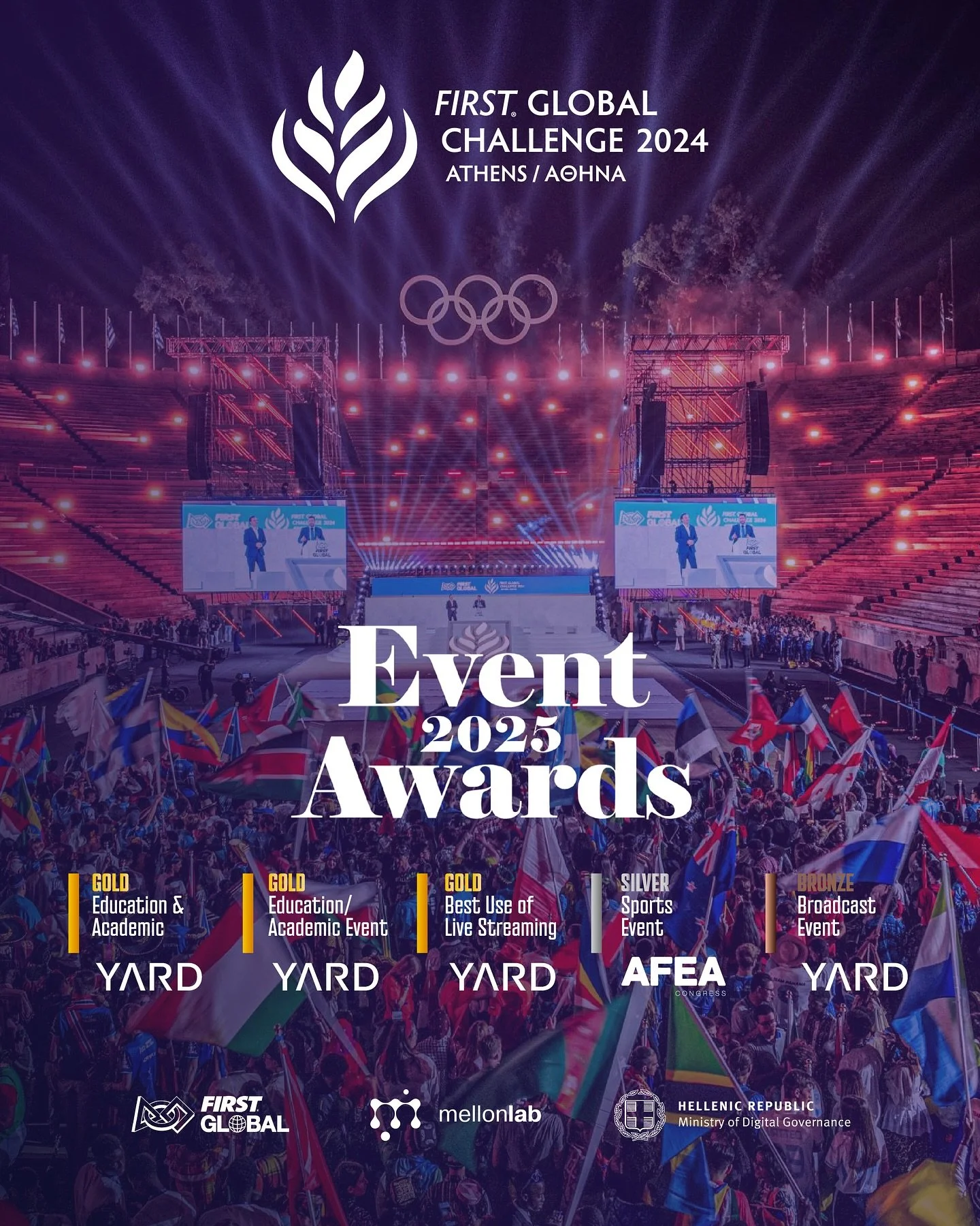 Ο Θρίαμβος του FIRST GLOBAL Challenge Athens 2024 στα Greek Event Awards 2025: Ένα Όραμα που Έγινε Πραγματικότητα