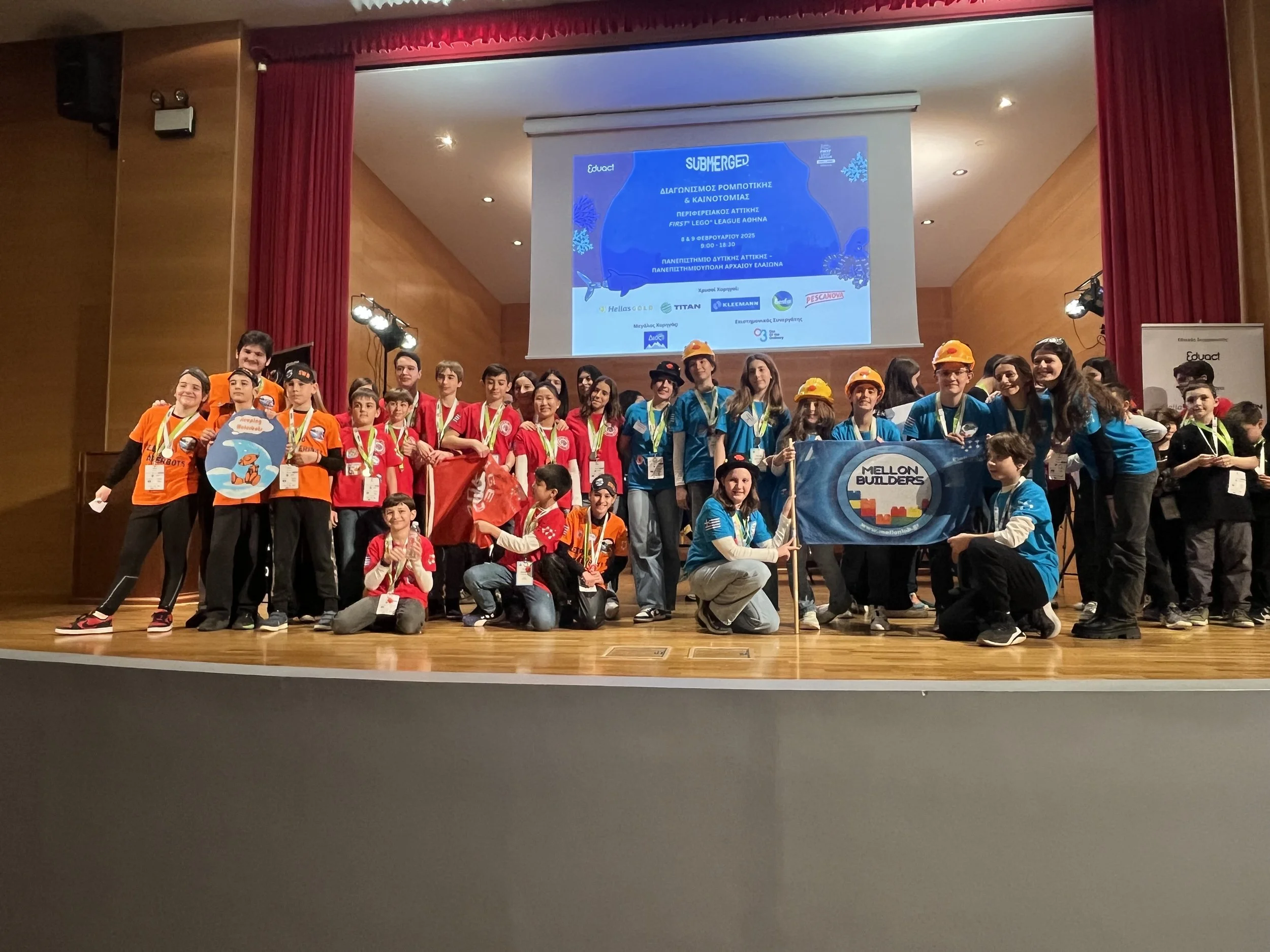 Μεγάλη Επιτυχία για τις Ομάδες του MellonLab στον Προκριματικό του FIRST LEGO League Greece 2025, στην Αθήνα!