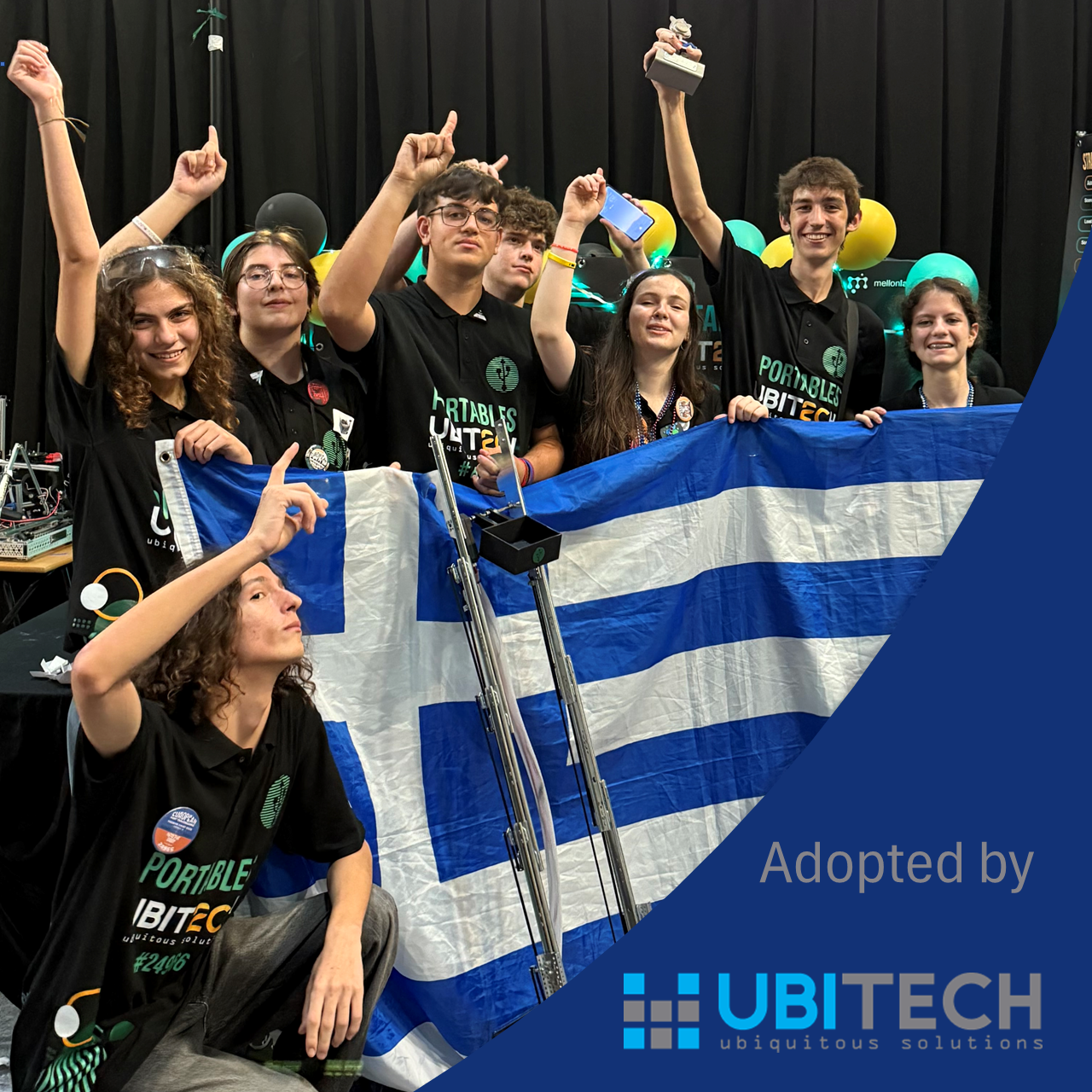 Powered by UBITECH. Growing stronger together.