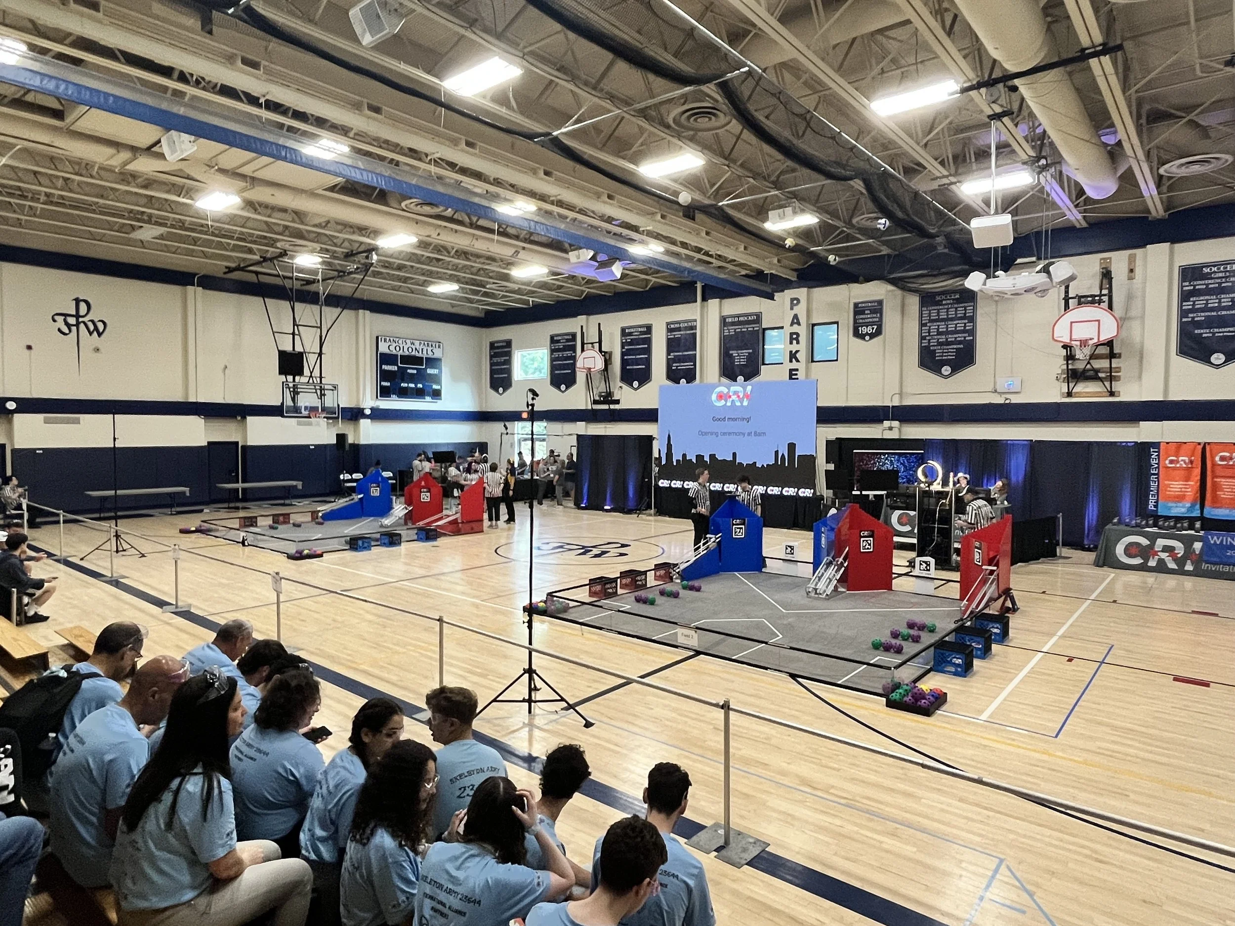 Οι αγωνιστικές πίστες του Chicago Robotics Invitational 2026